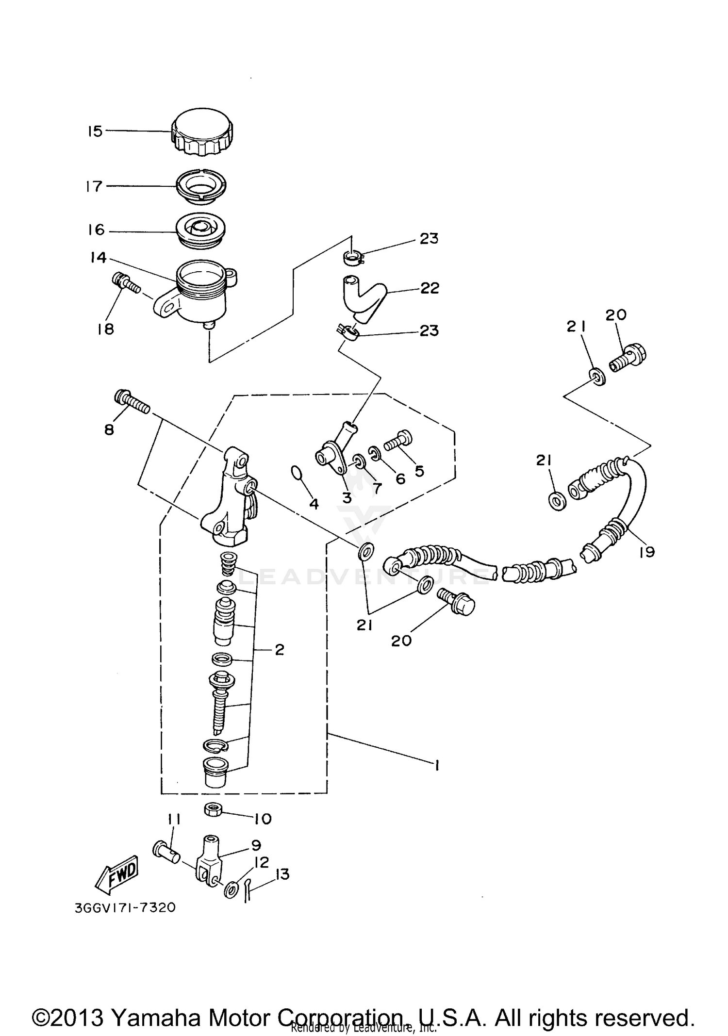 REAR MASTER CYLINDER