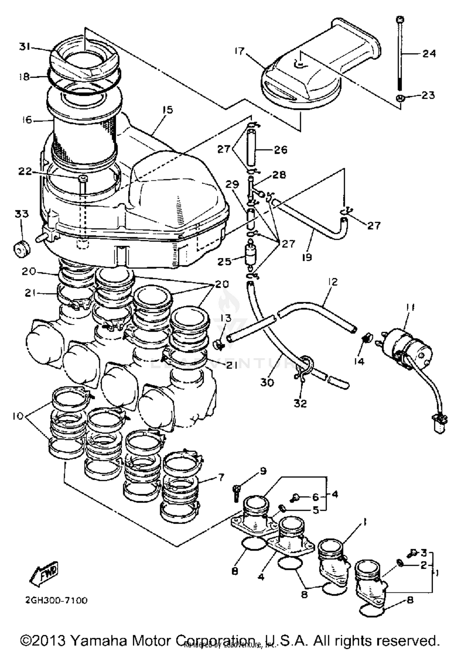 AIR FILTER NONCALIFORNIA MODEL