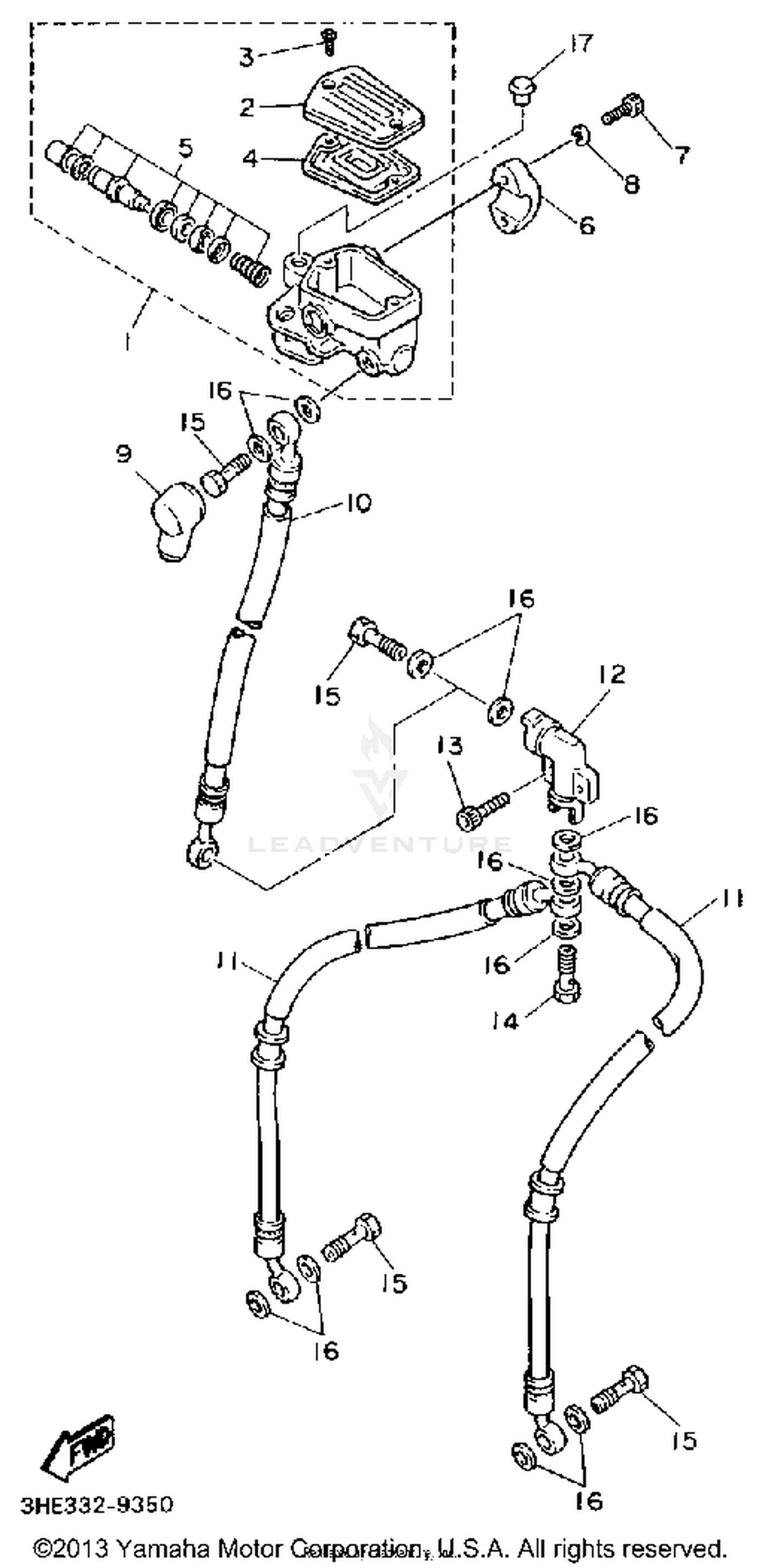 FRONT MASTER CYLINDER