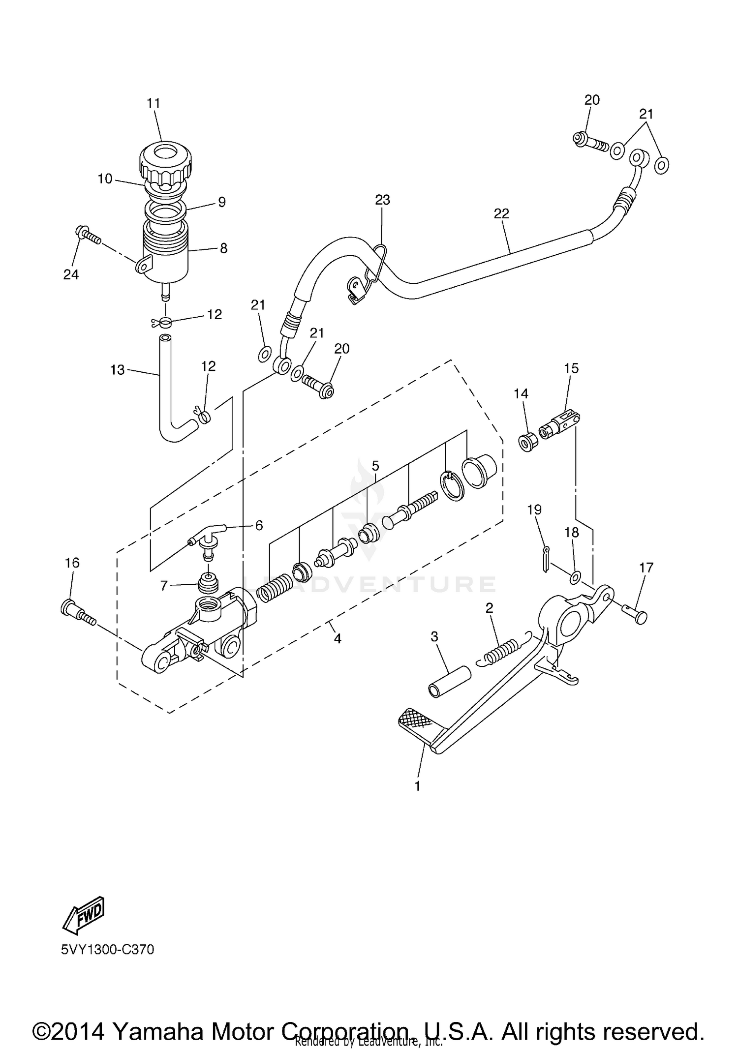 REAR MASTER CYLINDER