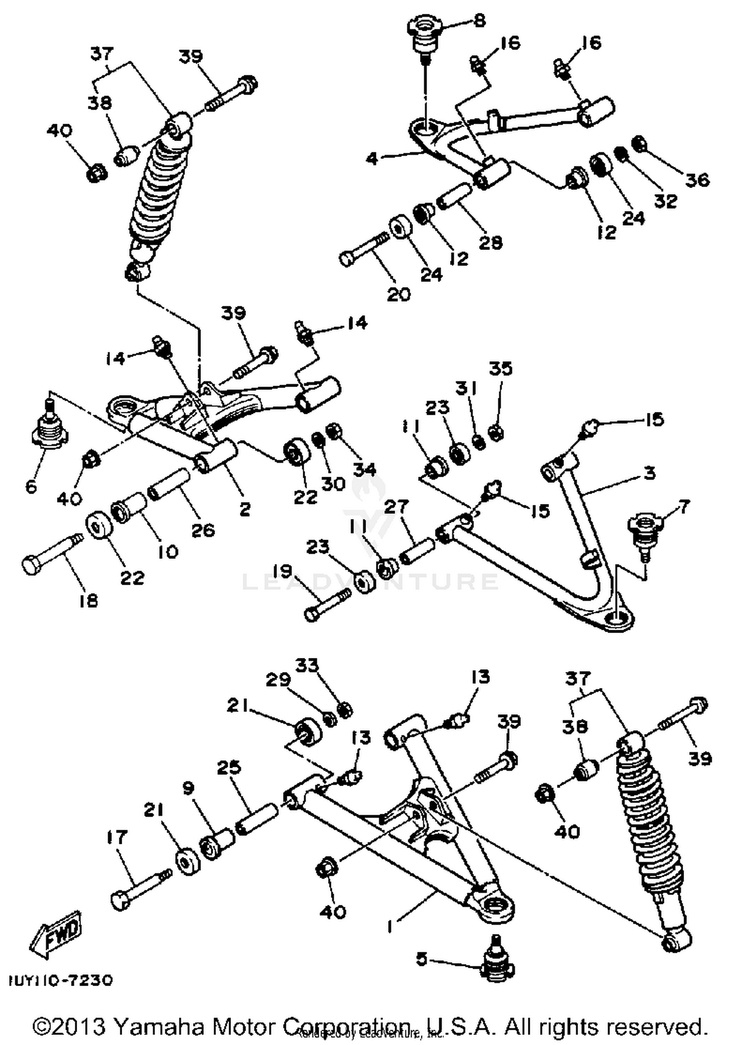FRONT SUSPENSION WHEEL