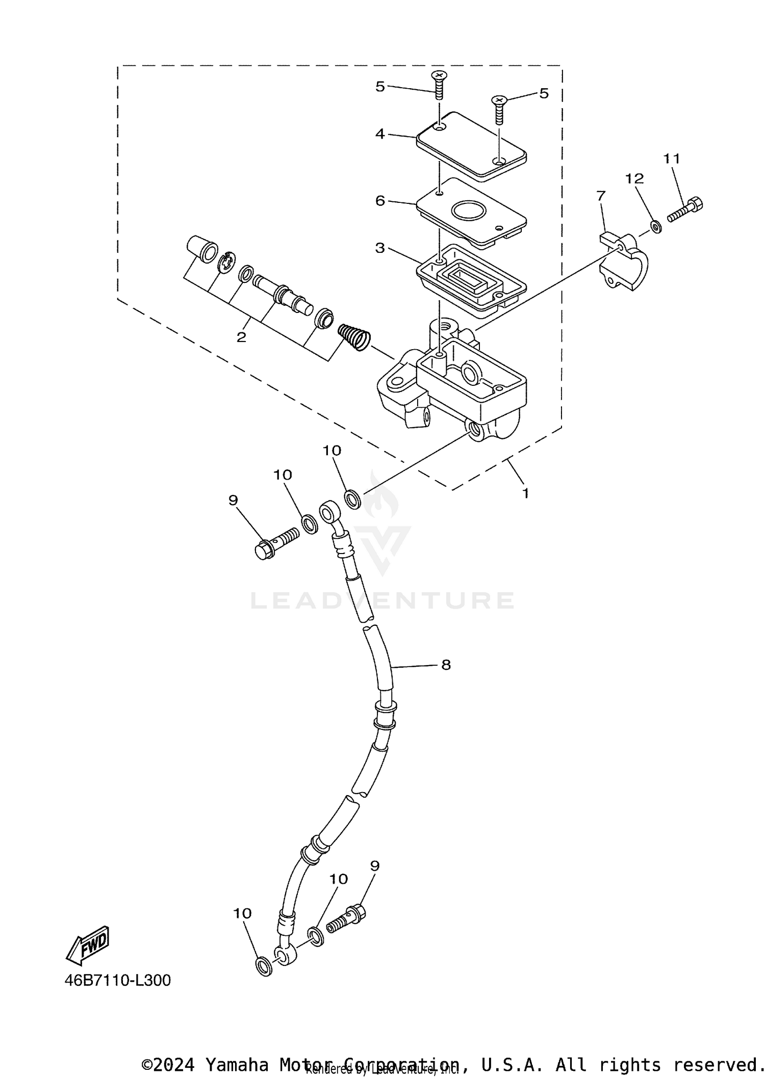 FRONT MASTER CYLINDER