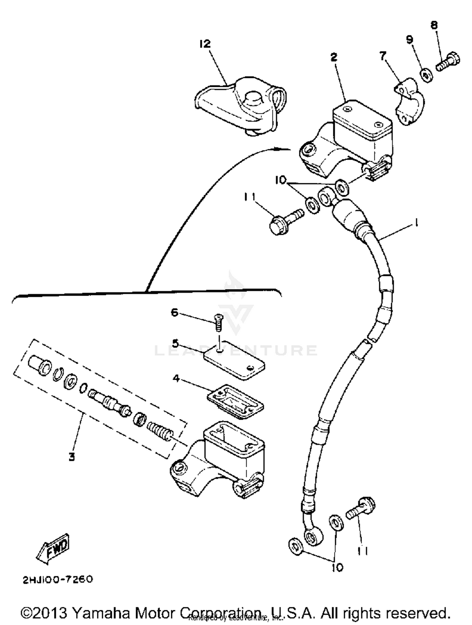 FRONT MASTER CYLINDER