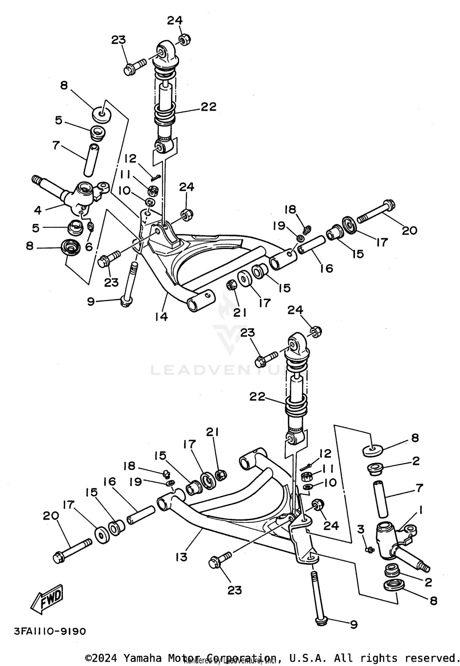 FRONT SUSPENSION WHEEL
