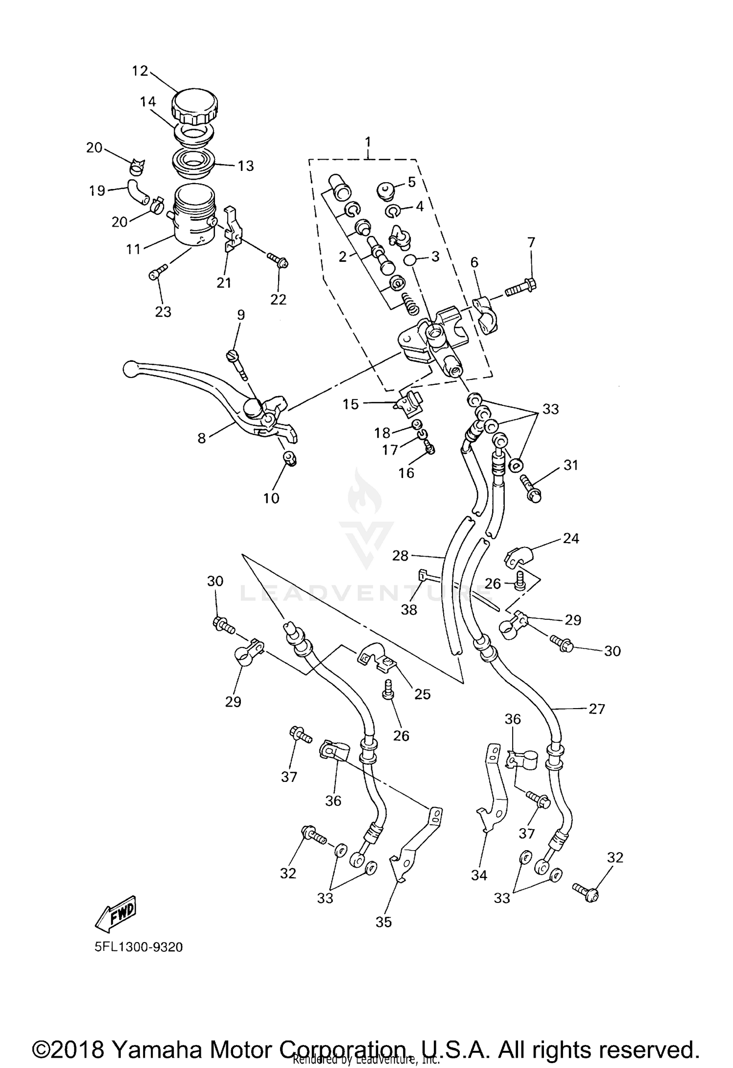 FRONT MASTER CYLINDER
