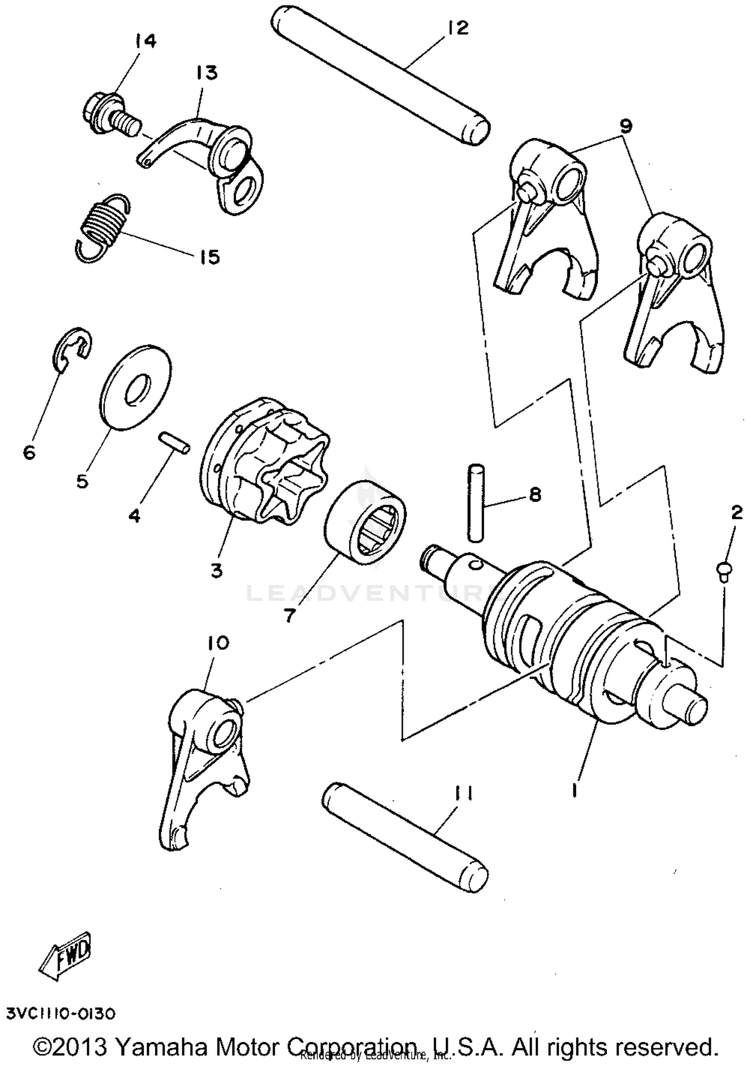 SHIFT CAM - SHIFT FORK