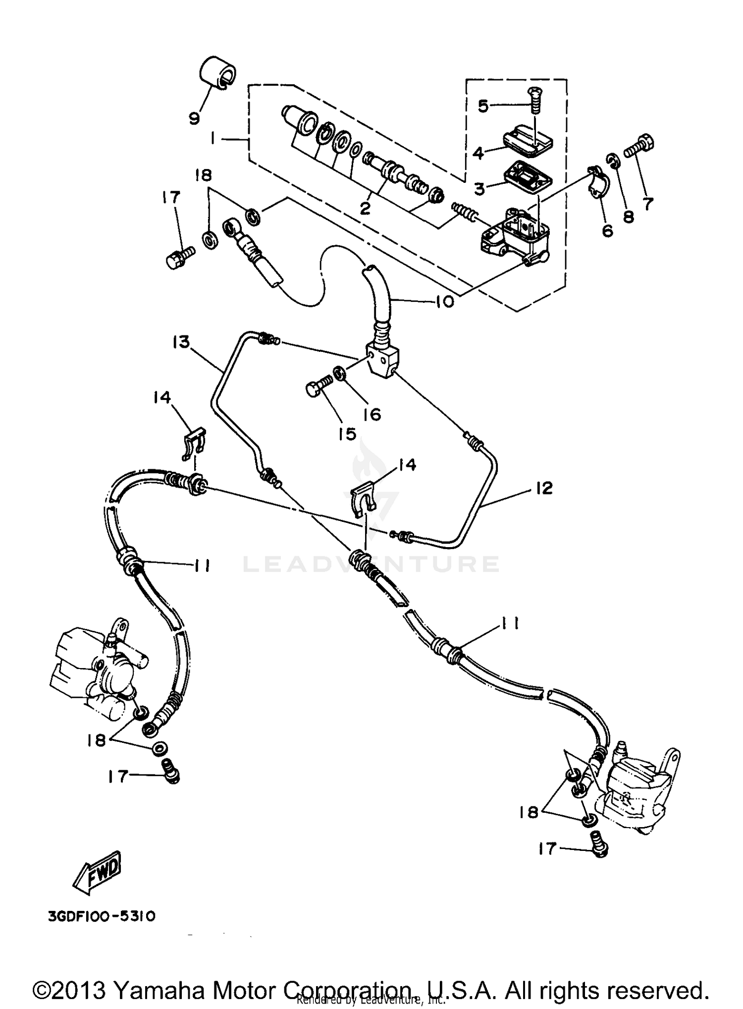 FRONT MASTER CYLINDER