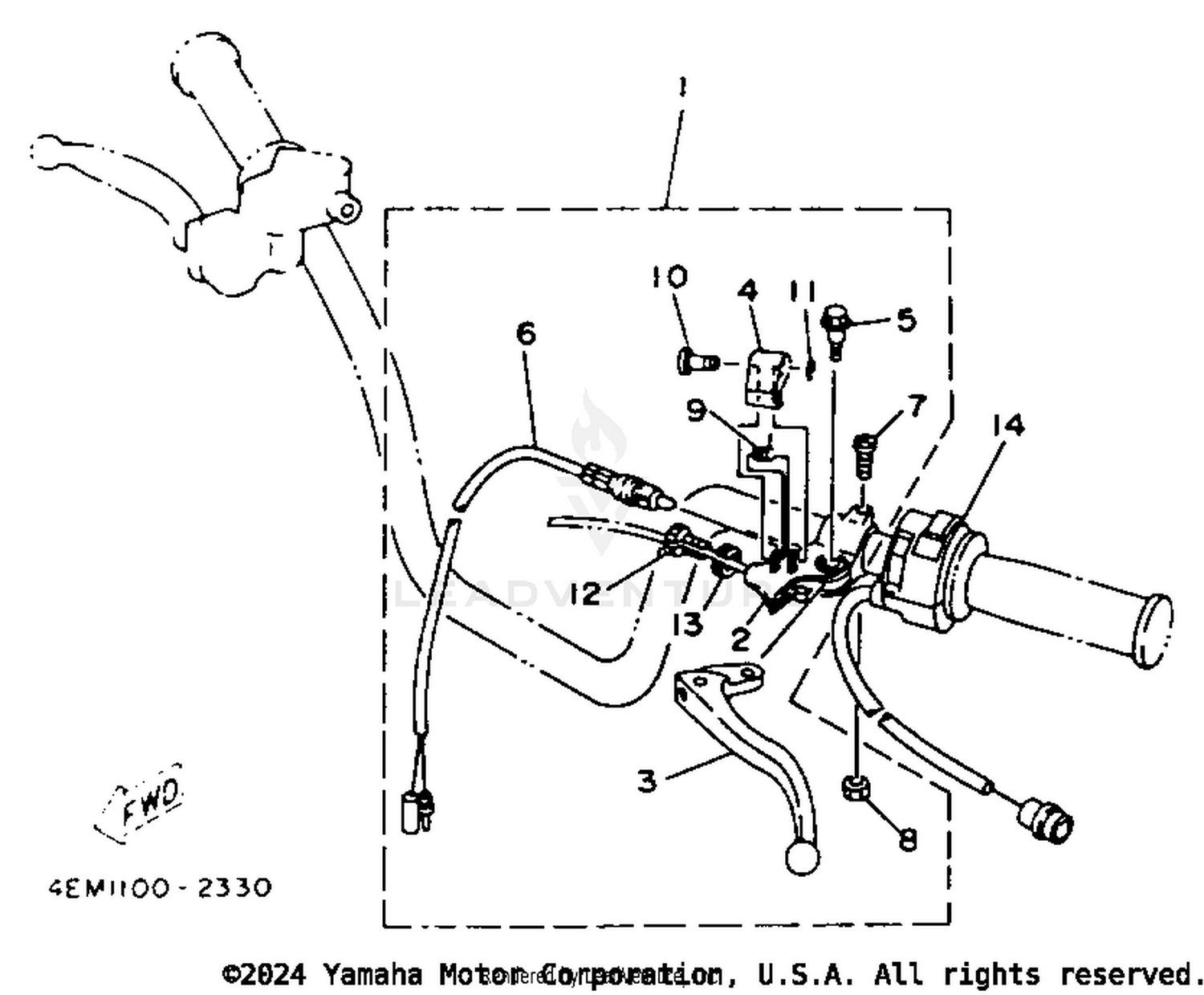 HANDLE SWITCH - LEVER