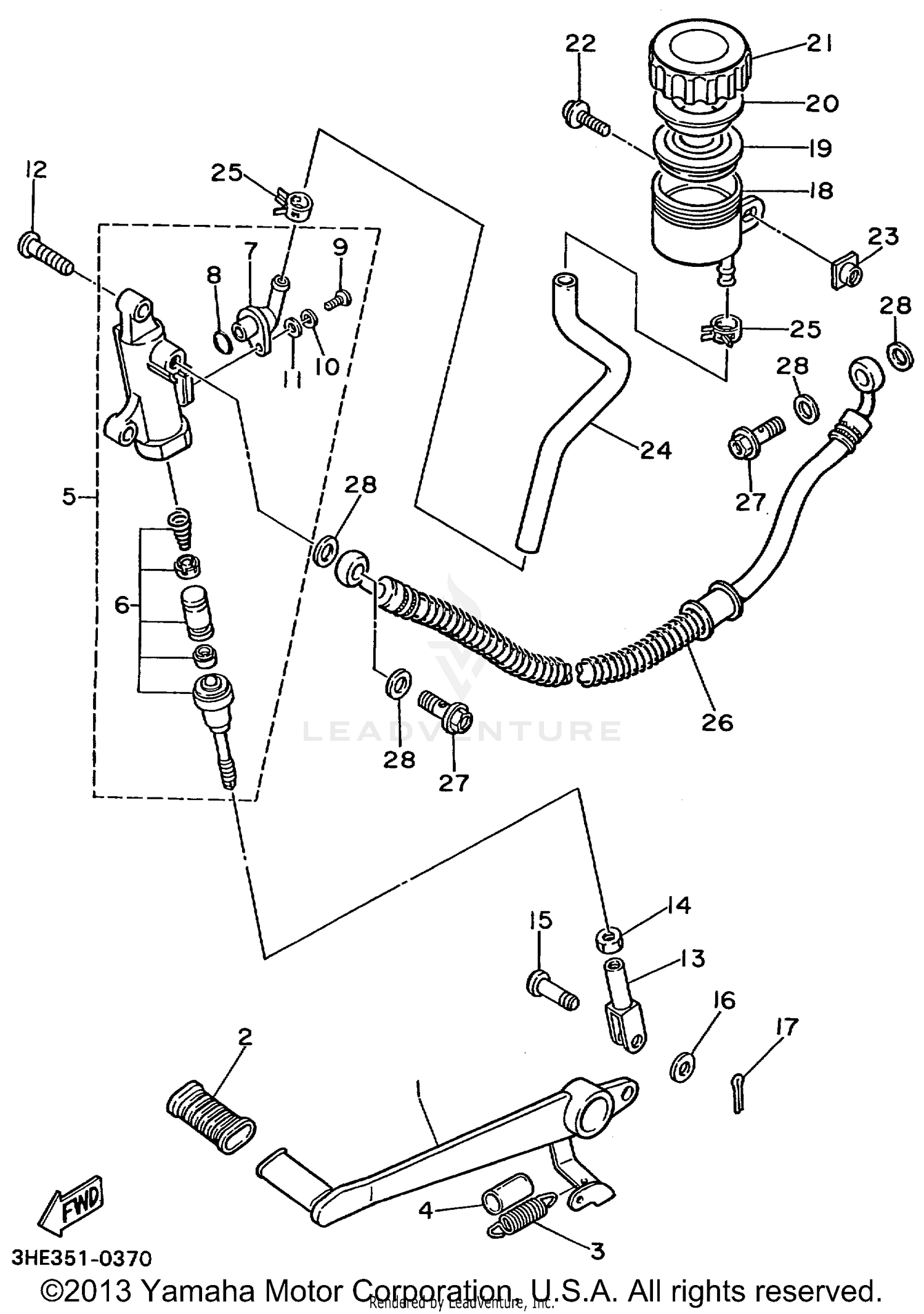 REAR MASTER CYLINDER