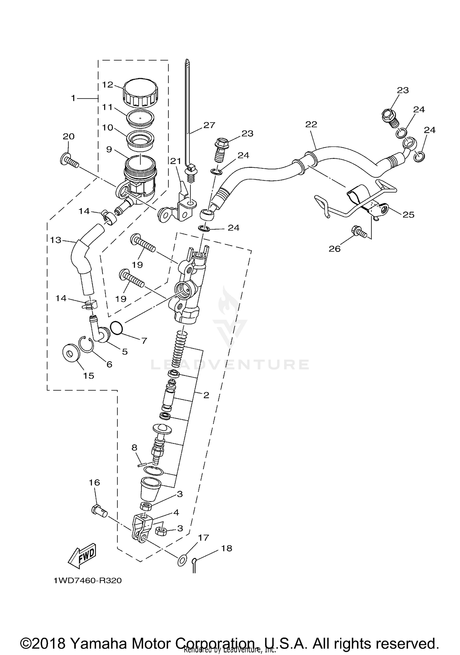 REAR MASTER CYLINDER