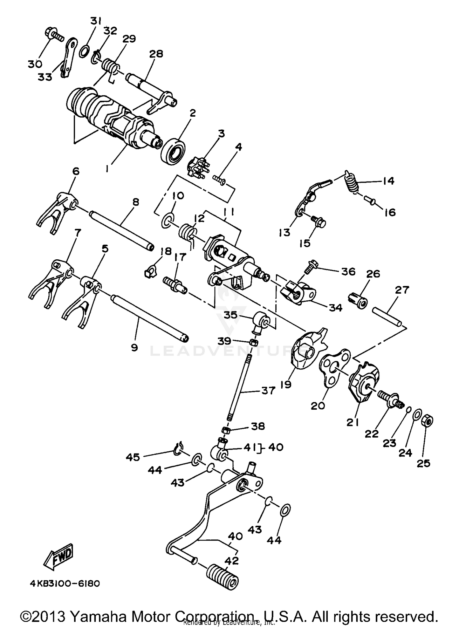 SHIFT CAM SHIFT FORK