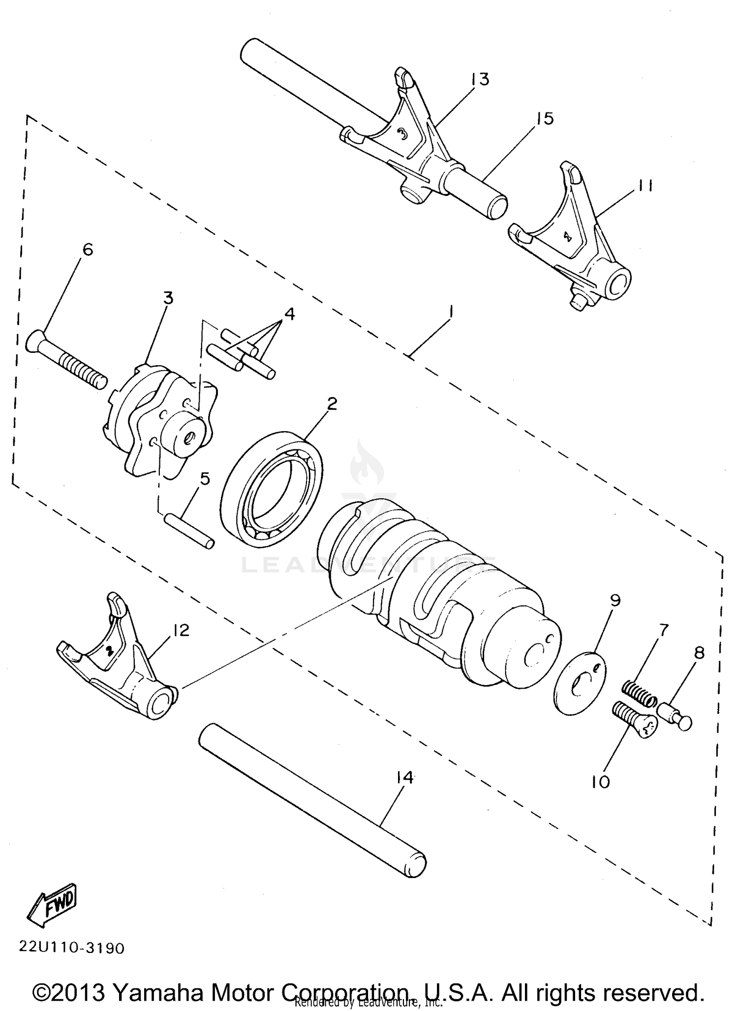 SHIFT CAM SHIFT FORK