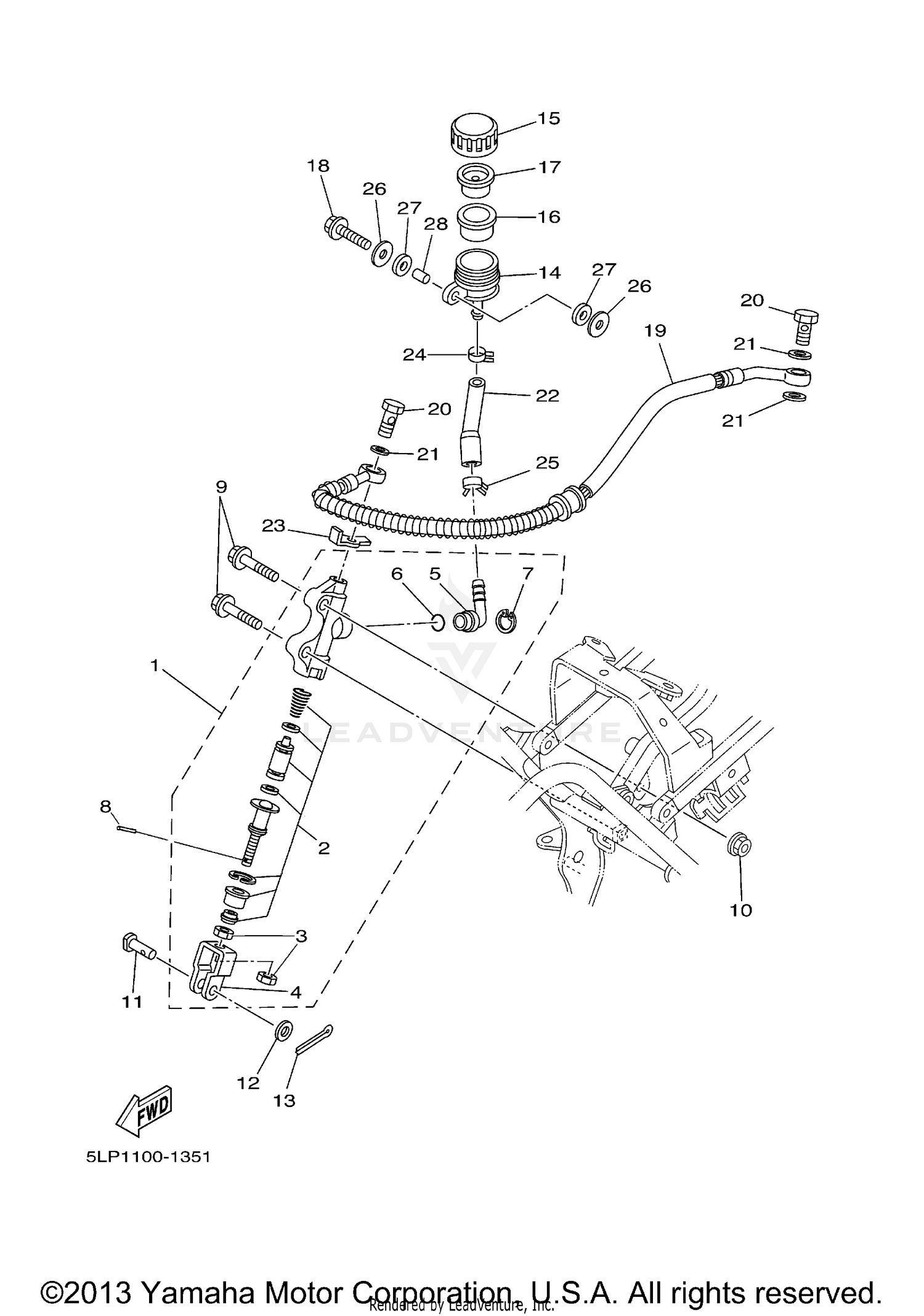 REAR MASTER CYLINDER