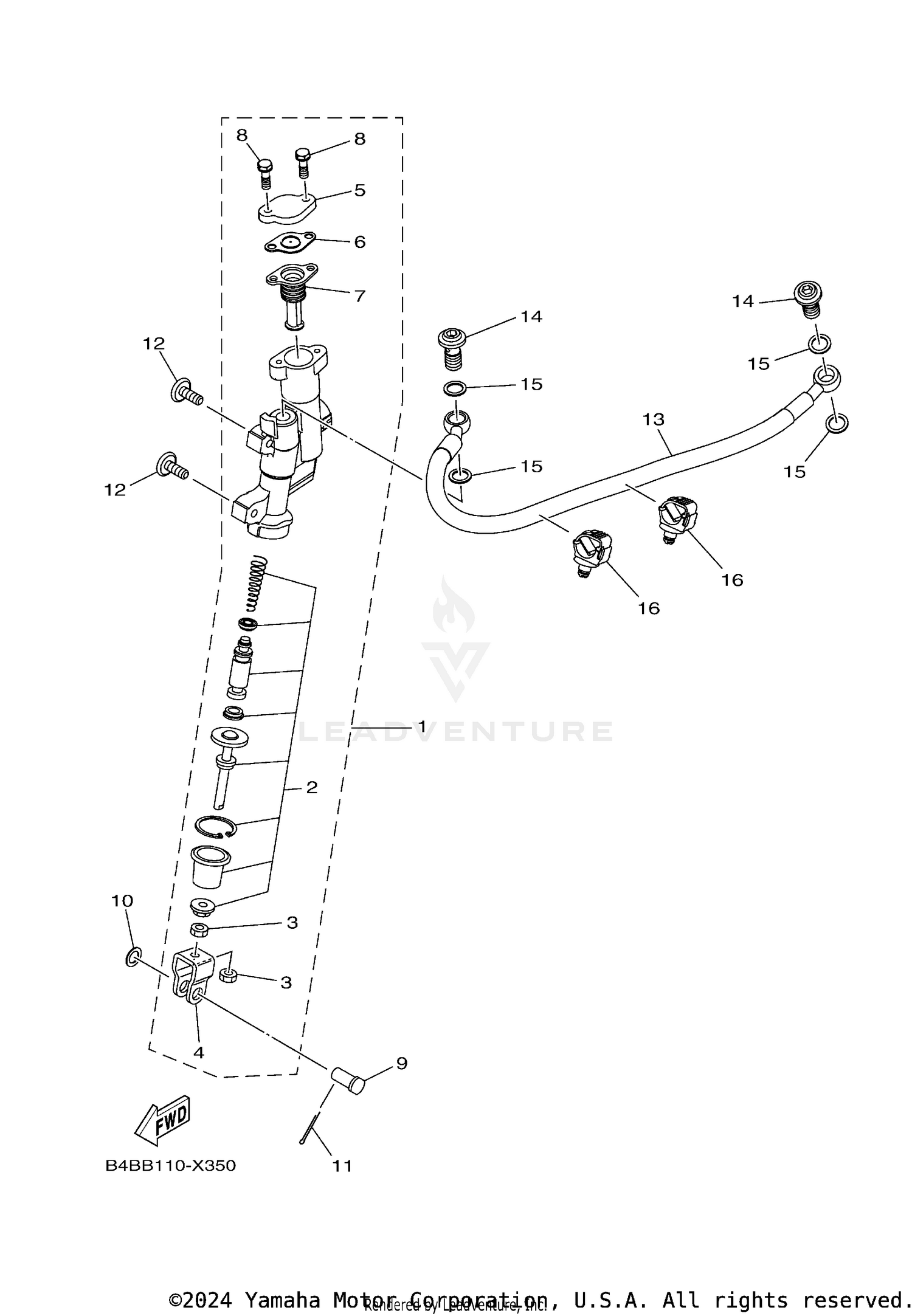 REAR MASTER CYLINDER