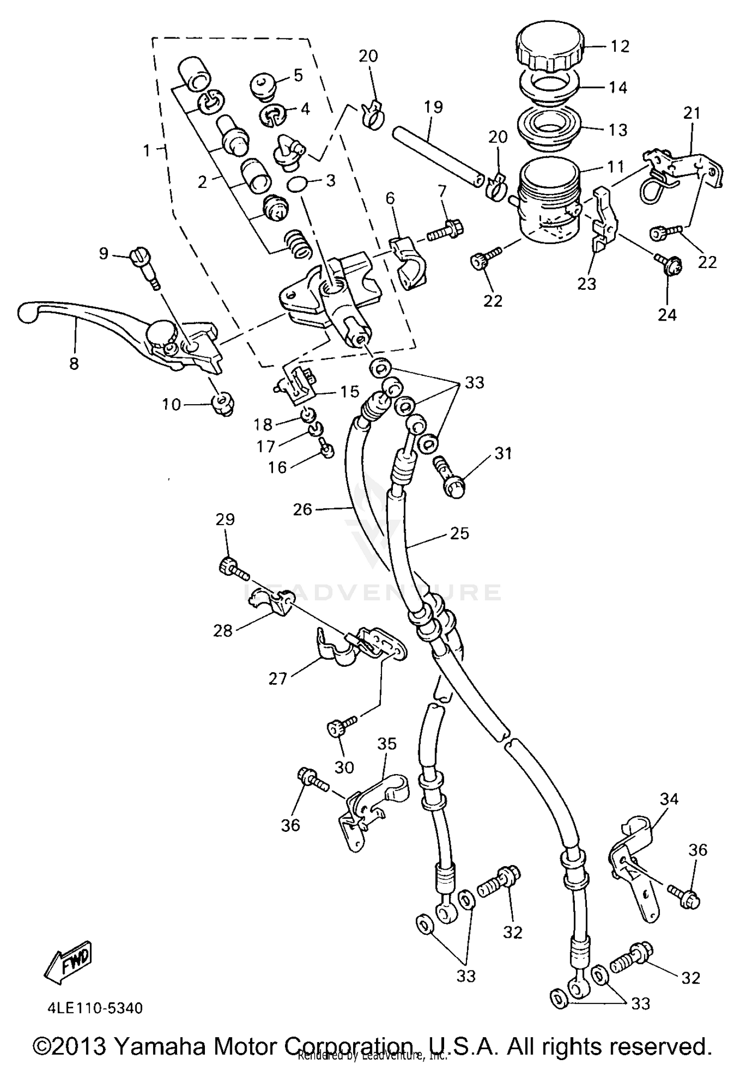FRONT MASTER CYLINDER