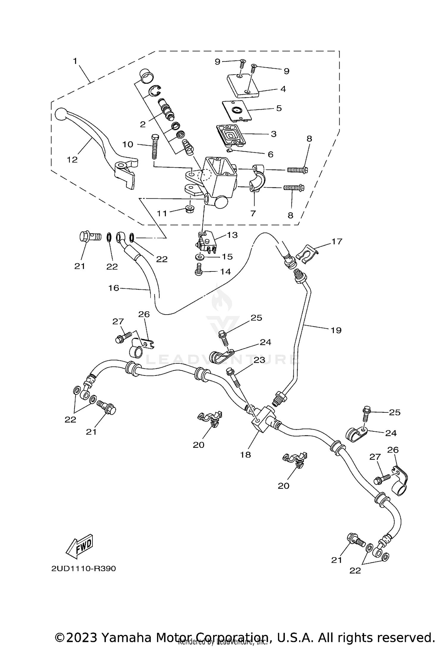 FRONT MASTER CYLINDER