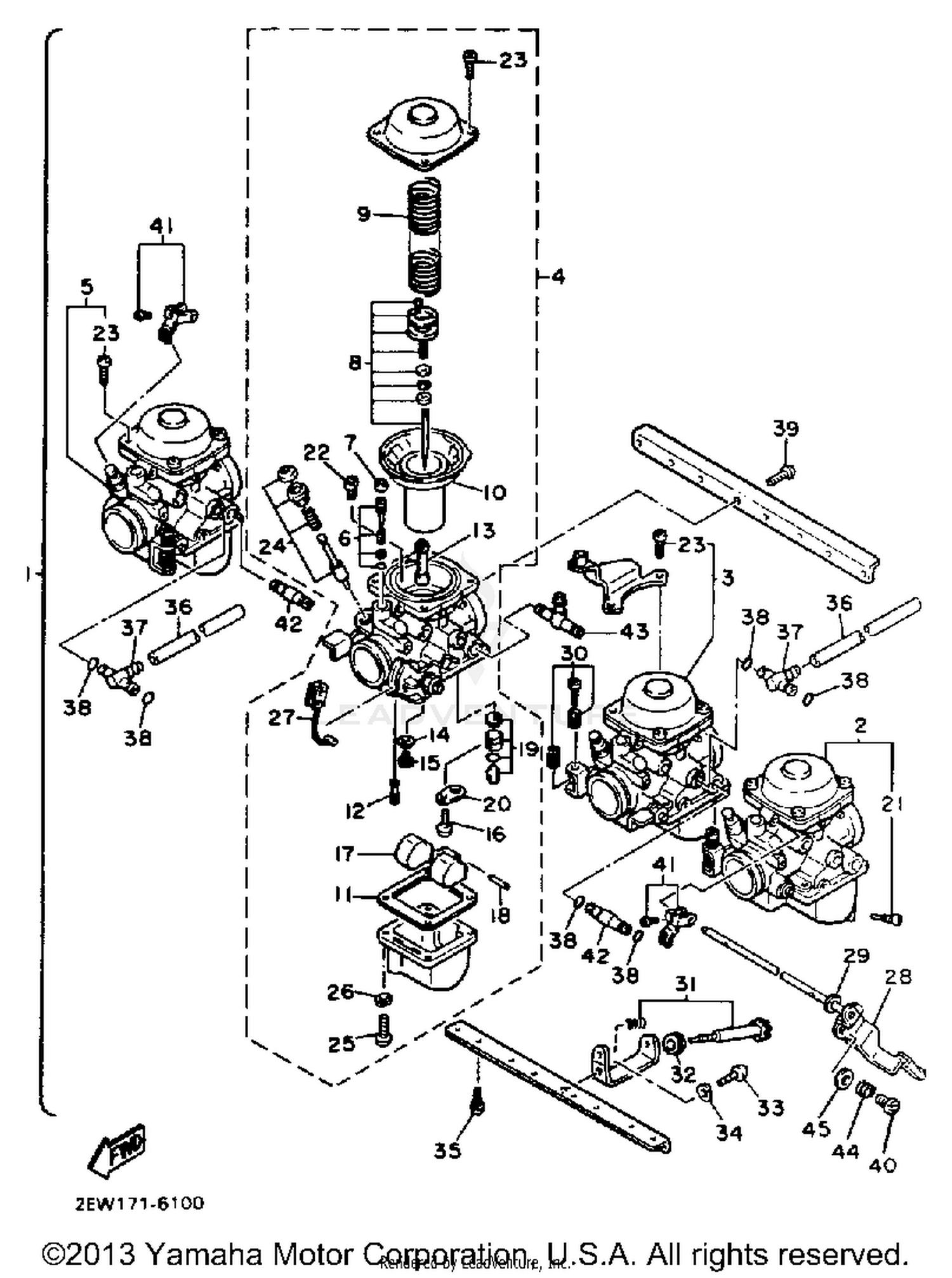 CARBURETOR FZ600T TC