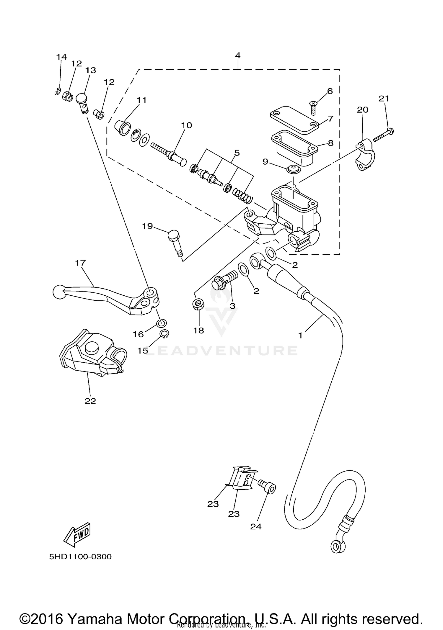 FRONT MASTER CYLINDER