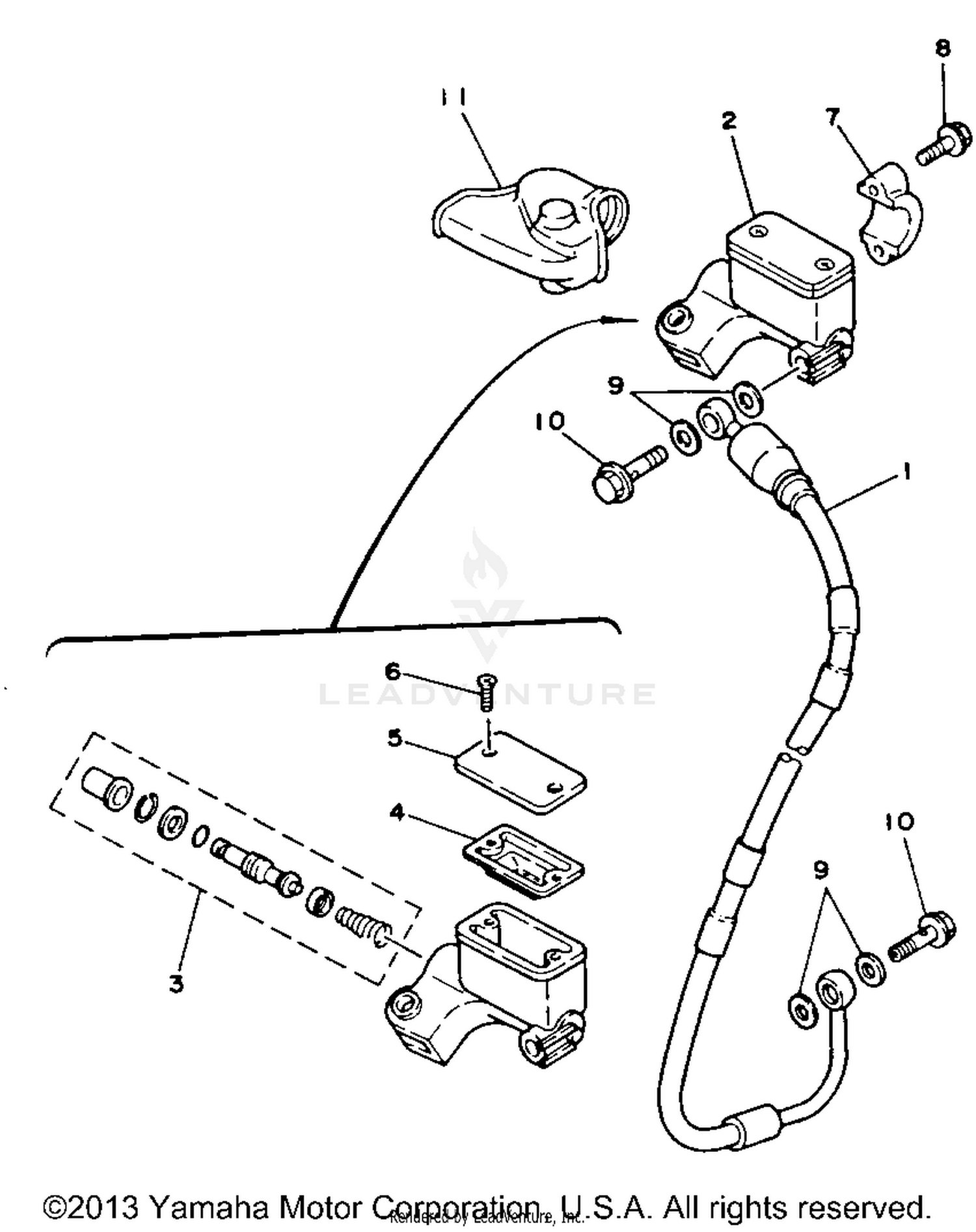 FRONT MASTER CYLINDER