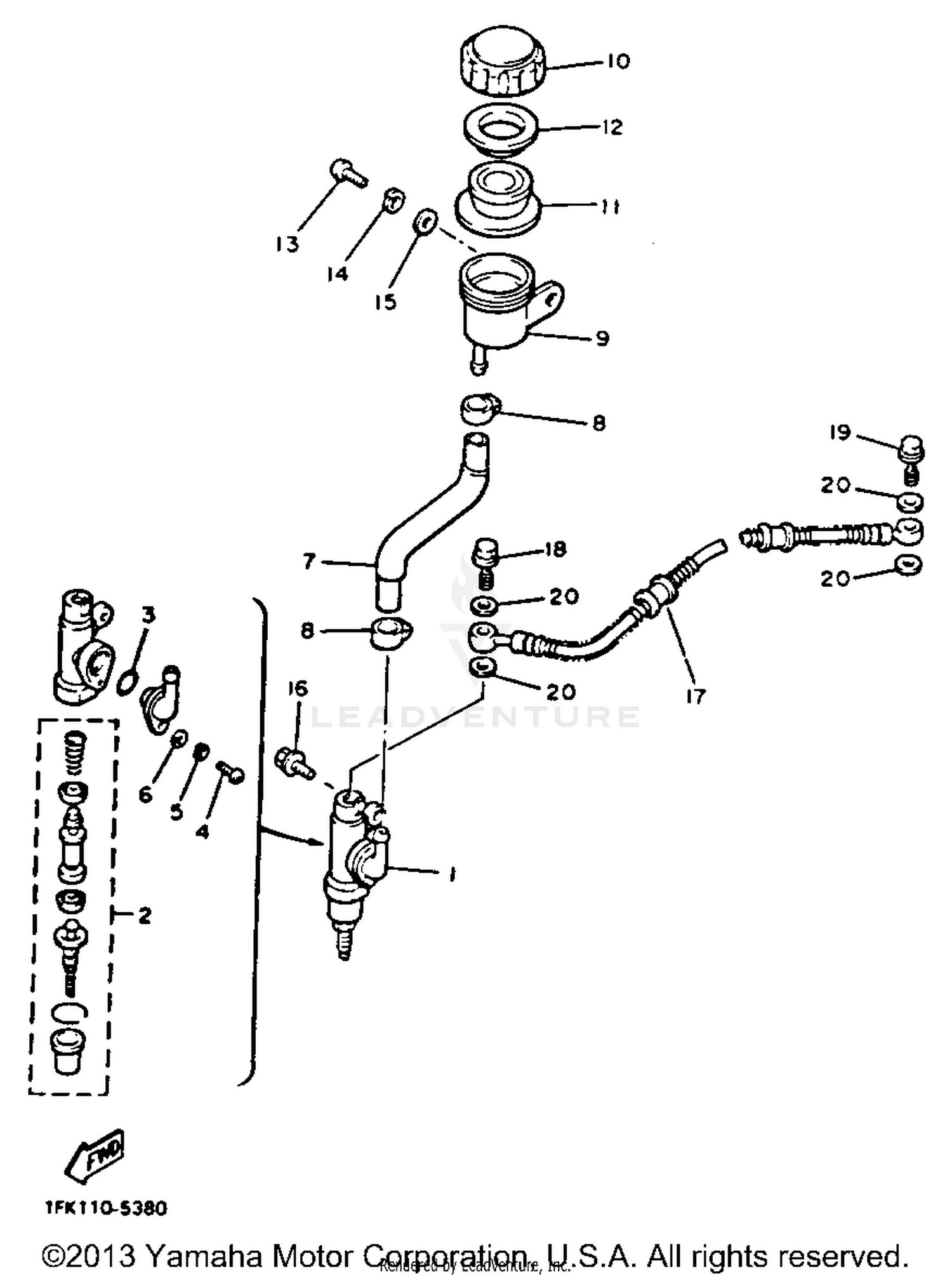 REAR MASTER CYLINDER