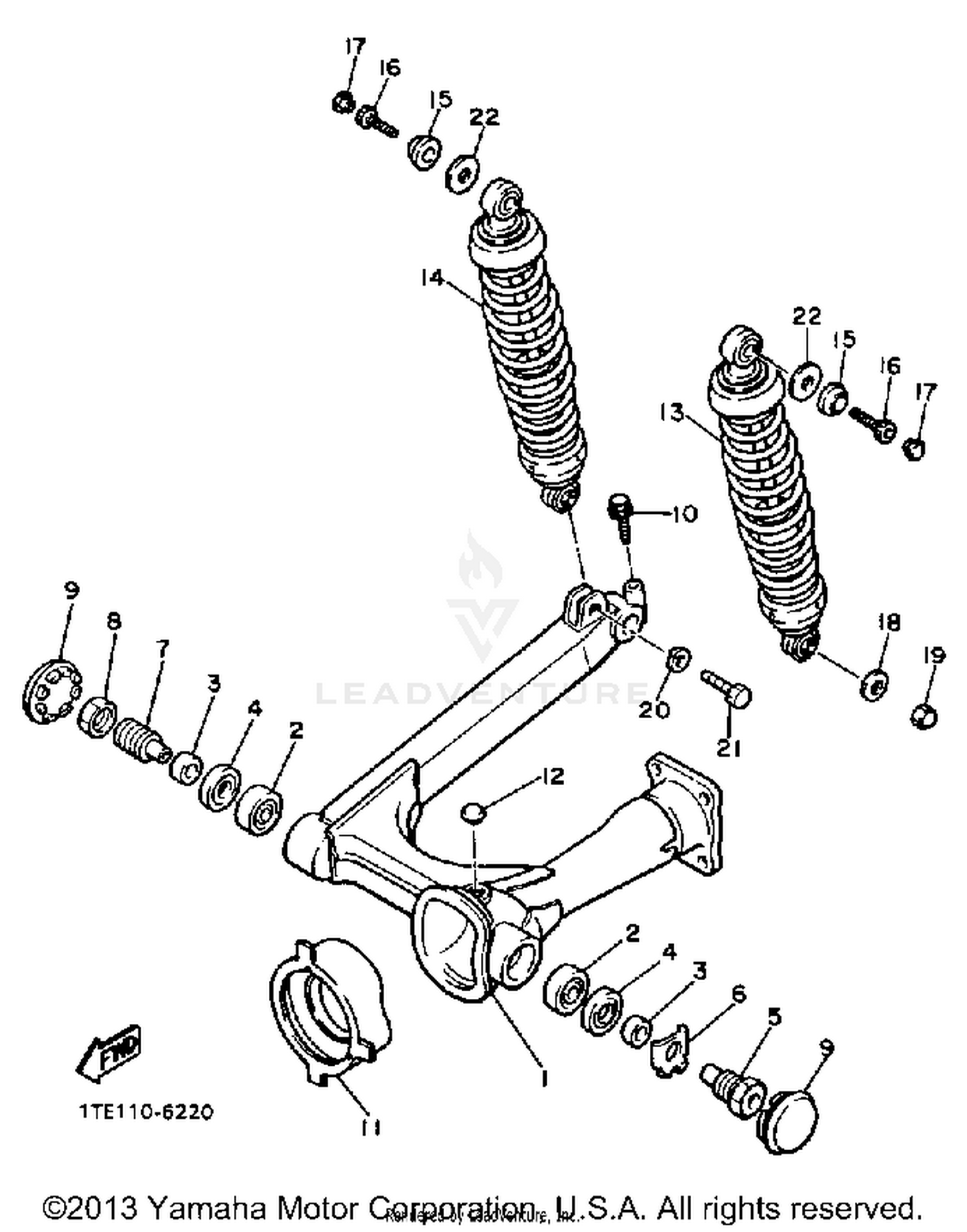 SWING ARM REAR SHOCKS