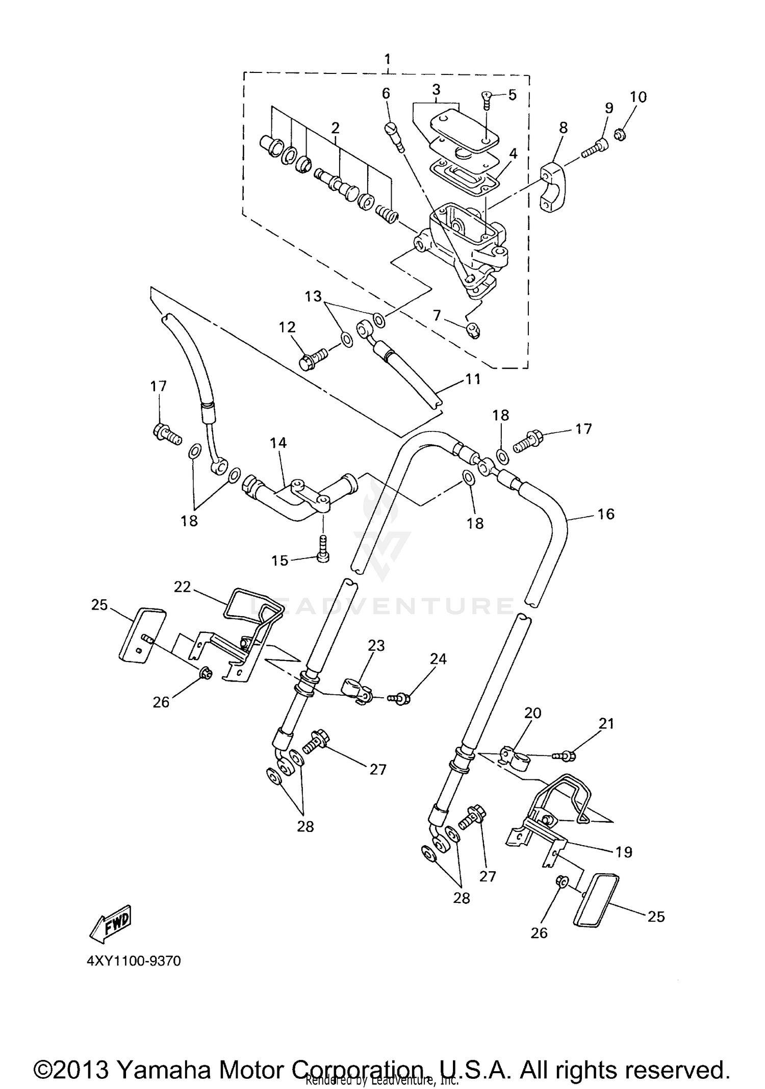 FRONT MASTER CYLINDER
