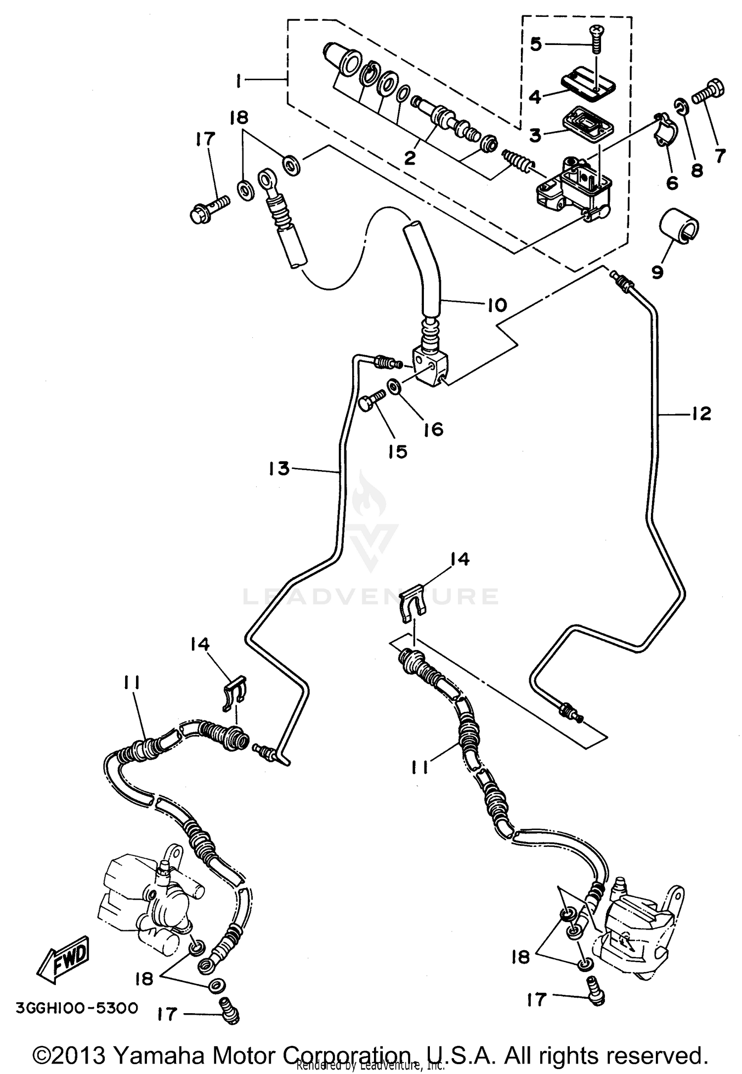 FRONT MASTER CYLINDER