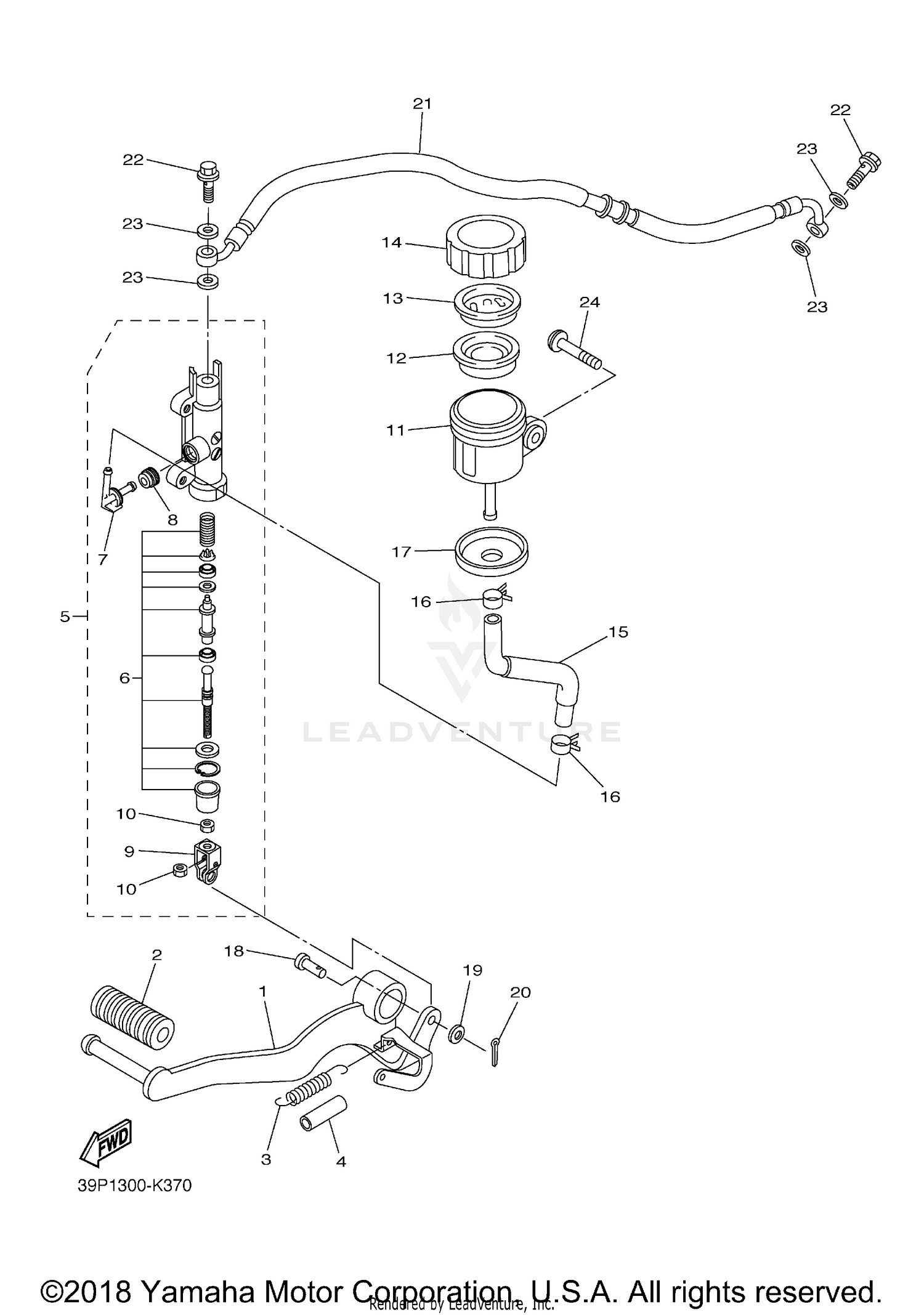 REAR MASTER CYLINDER