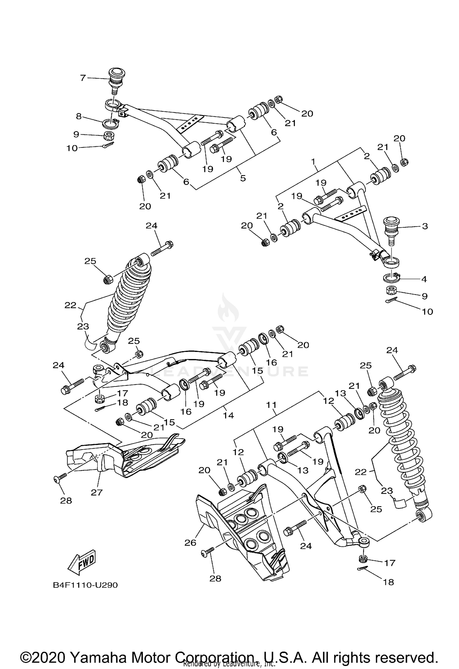 FRONT SUSPENSION WHEEL
