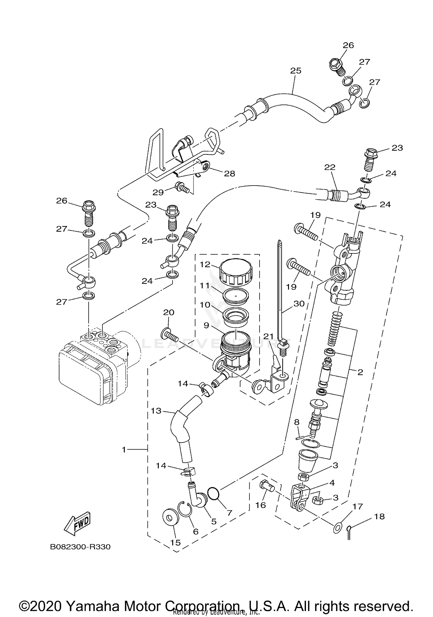 REAR MASTER CYLINDER