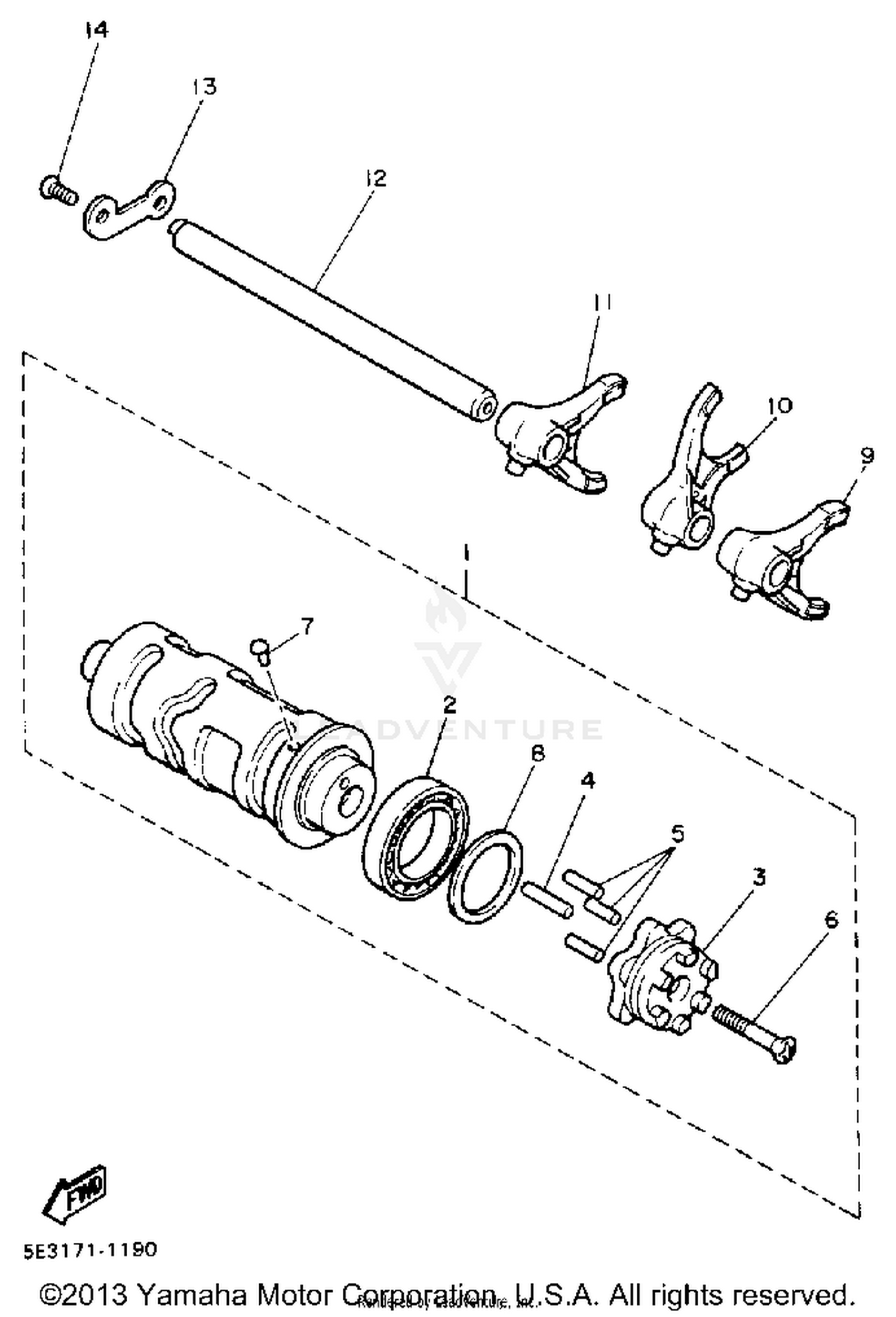 SHIFT CAM FORK
