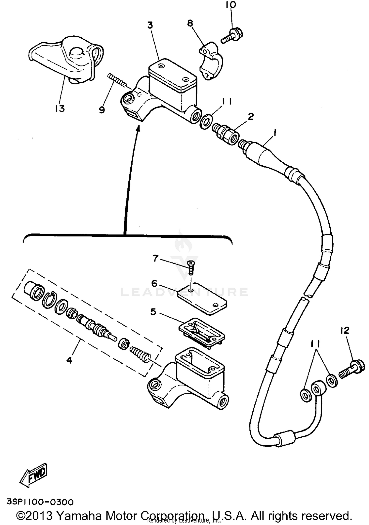 FRONT MASTER CYLINDER