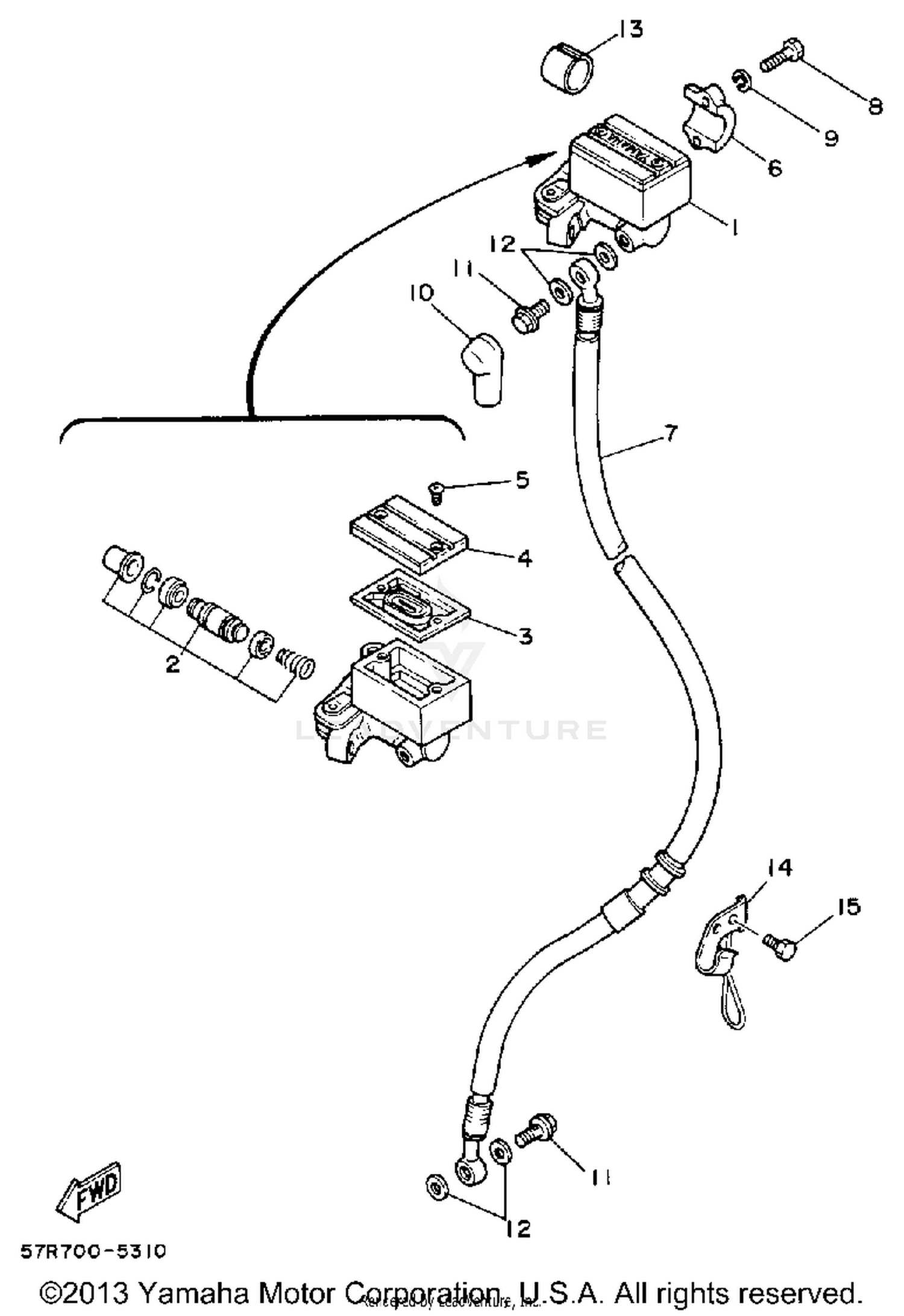 FRONT MASTER CYLINDER