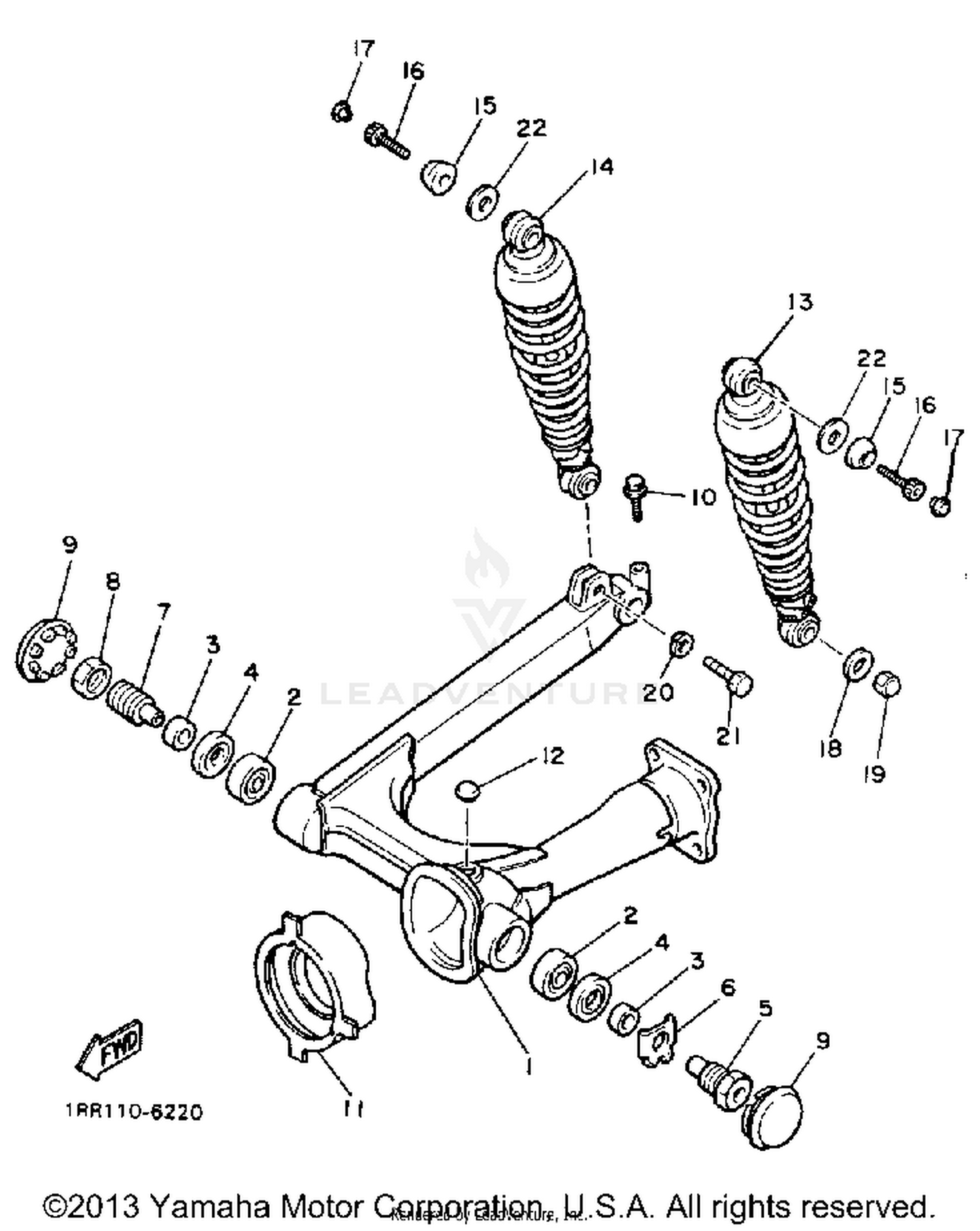 SWING ARM REAR SHOCKS