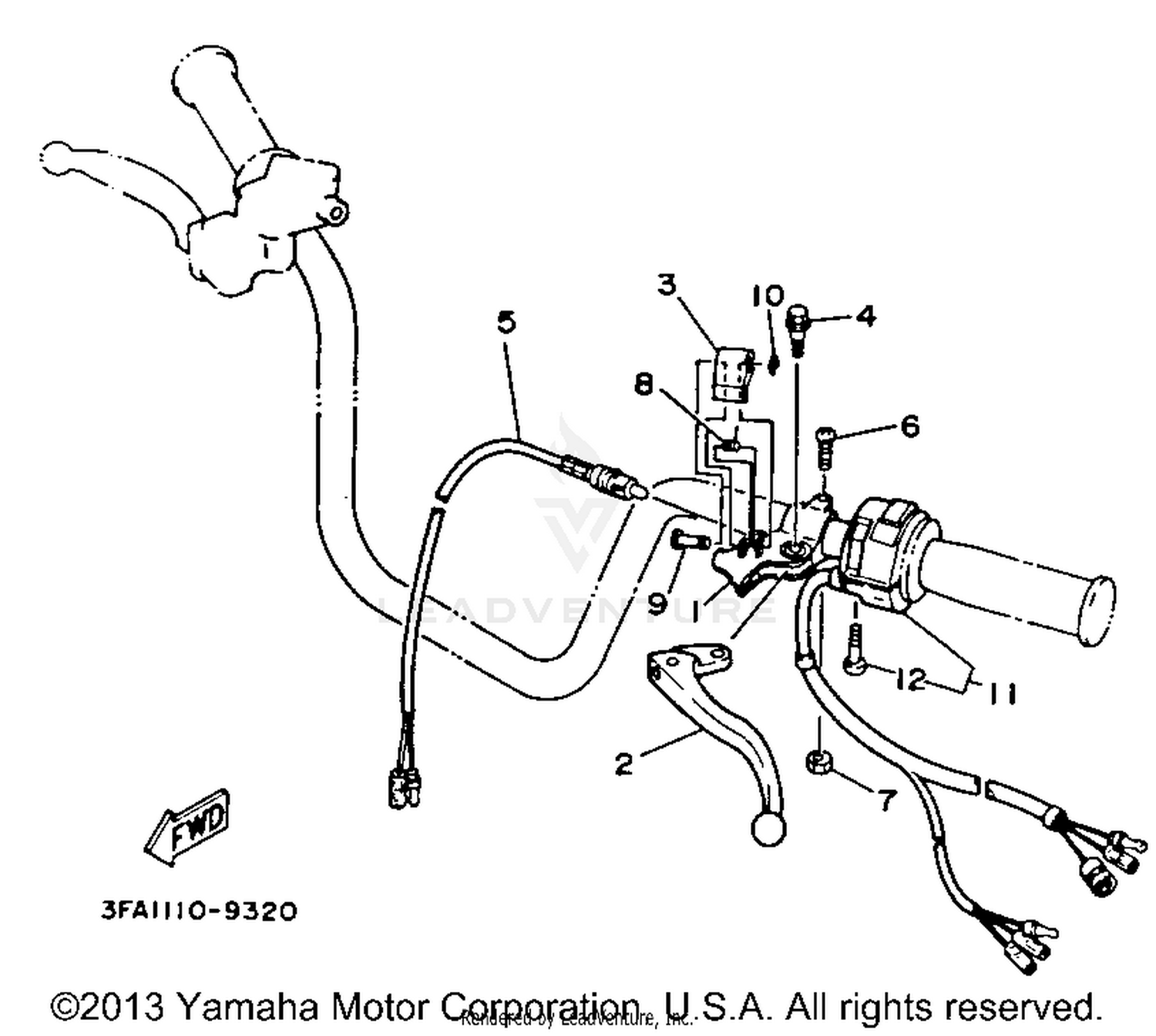 HANDLE SWITCH - LEVER