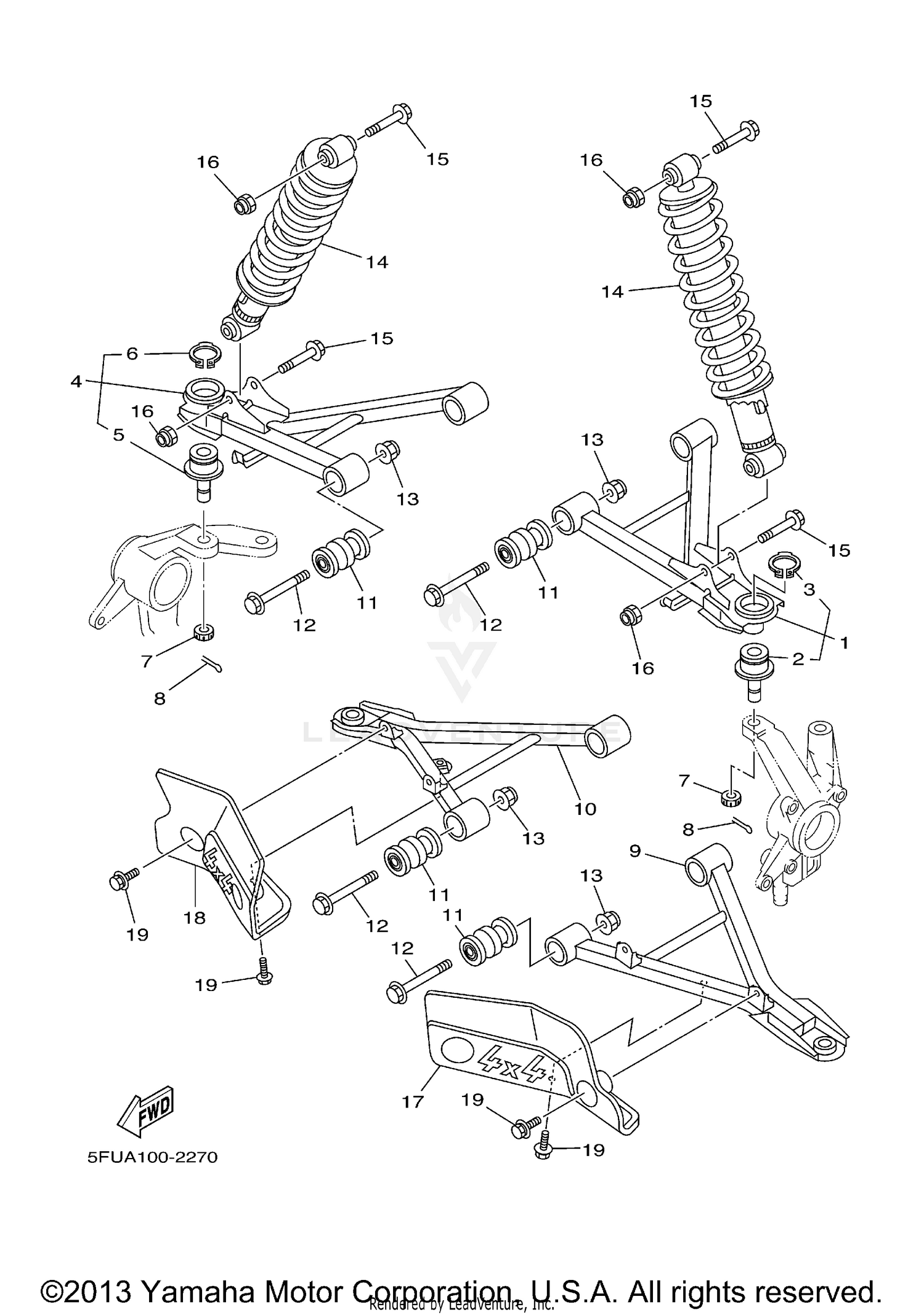 FRONT SUSPENSION WHEEL