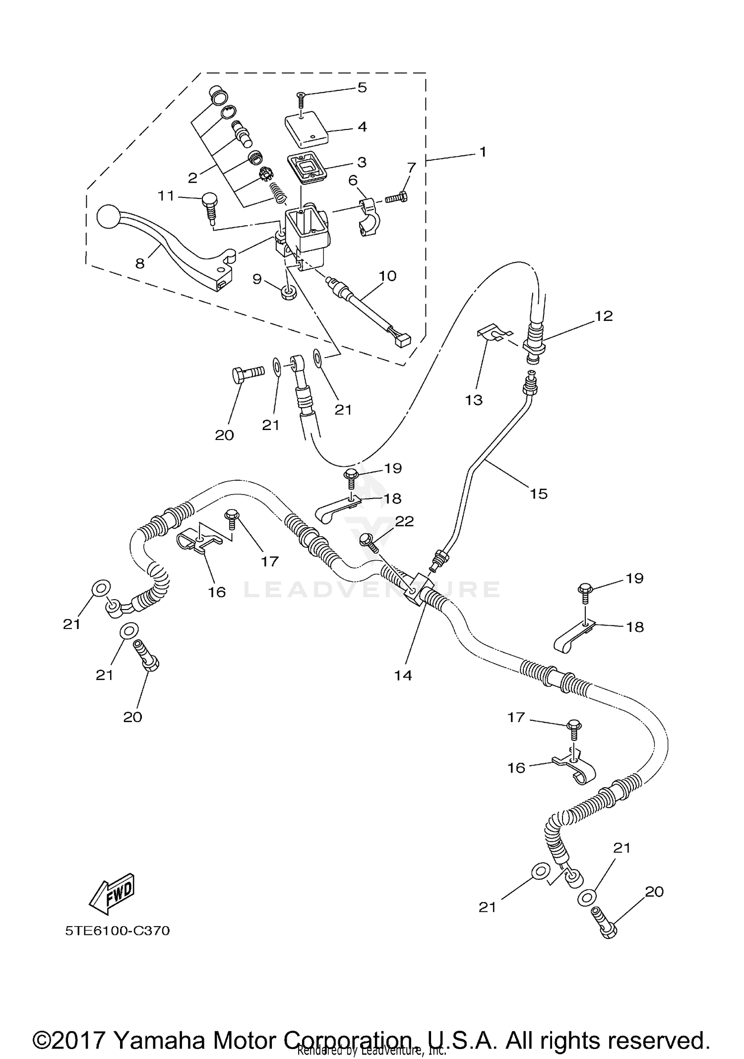 FRONT MASTER CYLINDER