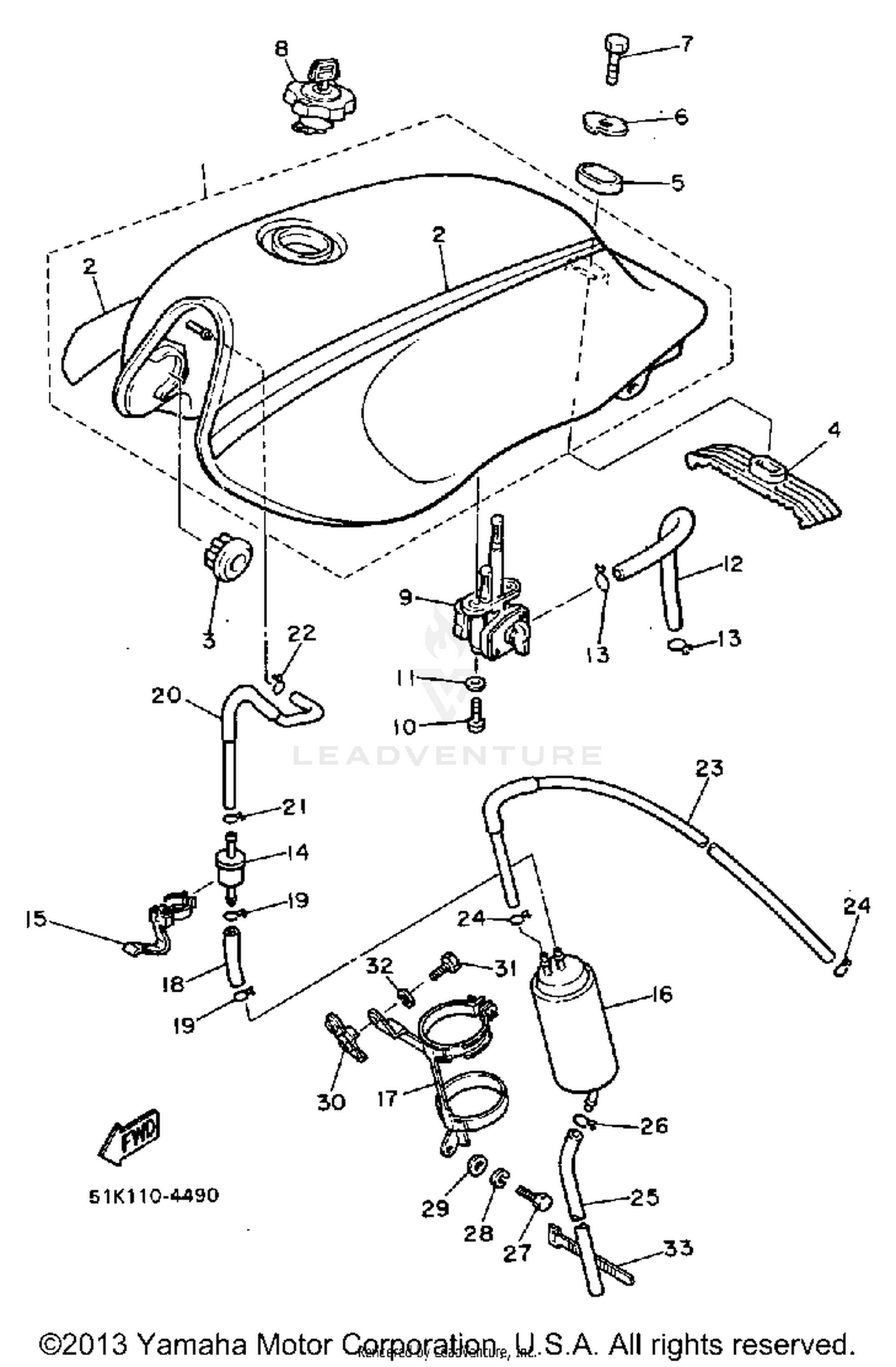 FUEL TANK-FJ600LC\NC