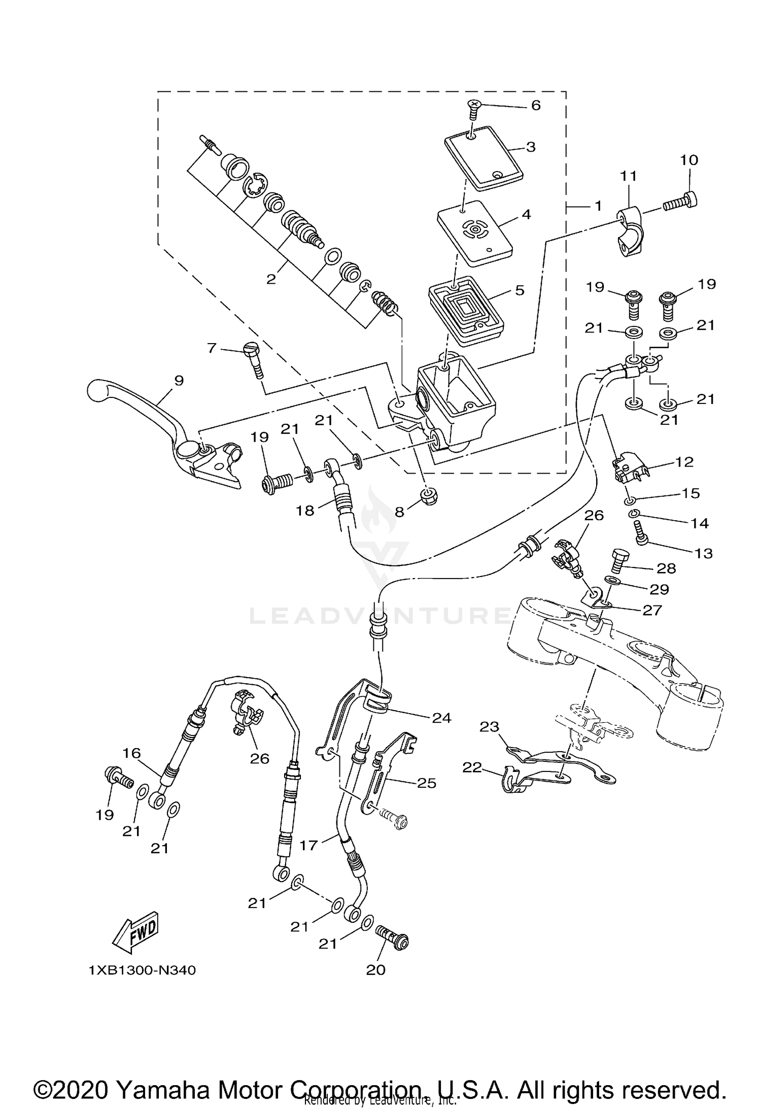 FRONT MASTER CYLINDER