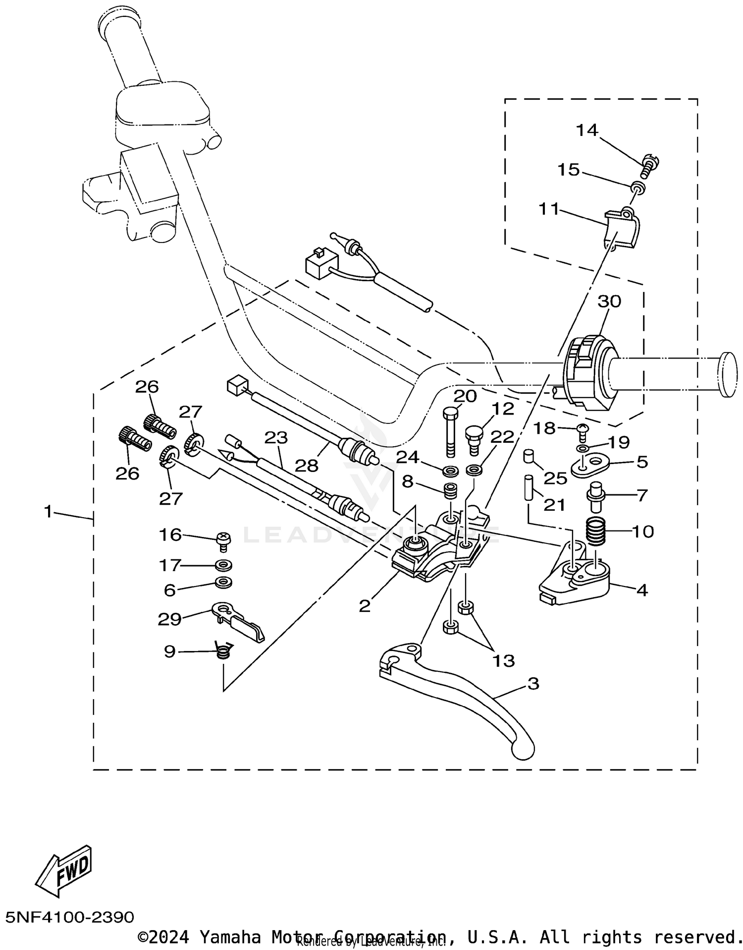 HANDLE SWITCH. LEVER