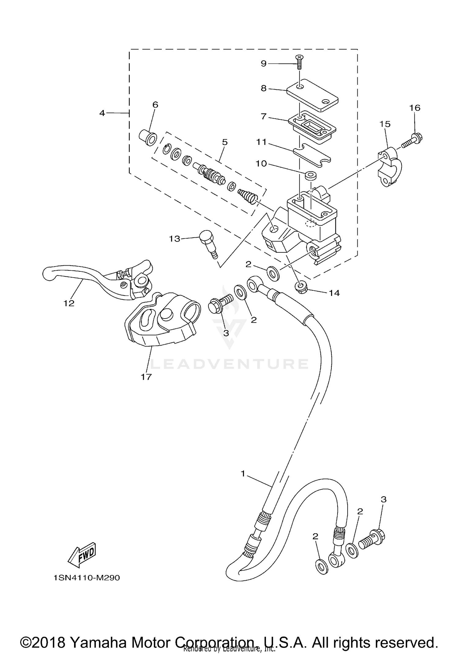 FRONT MASTER CYLINDER