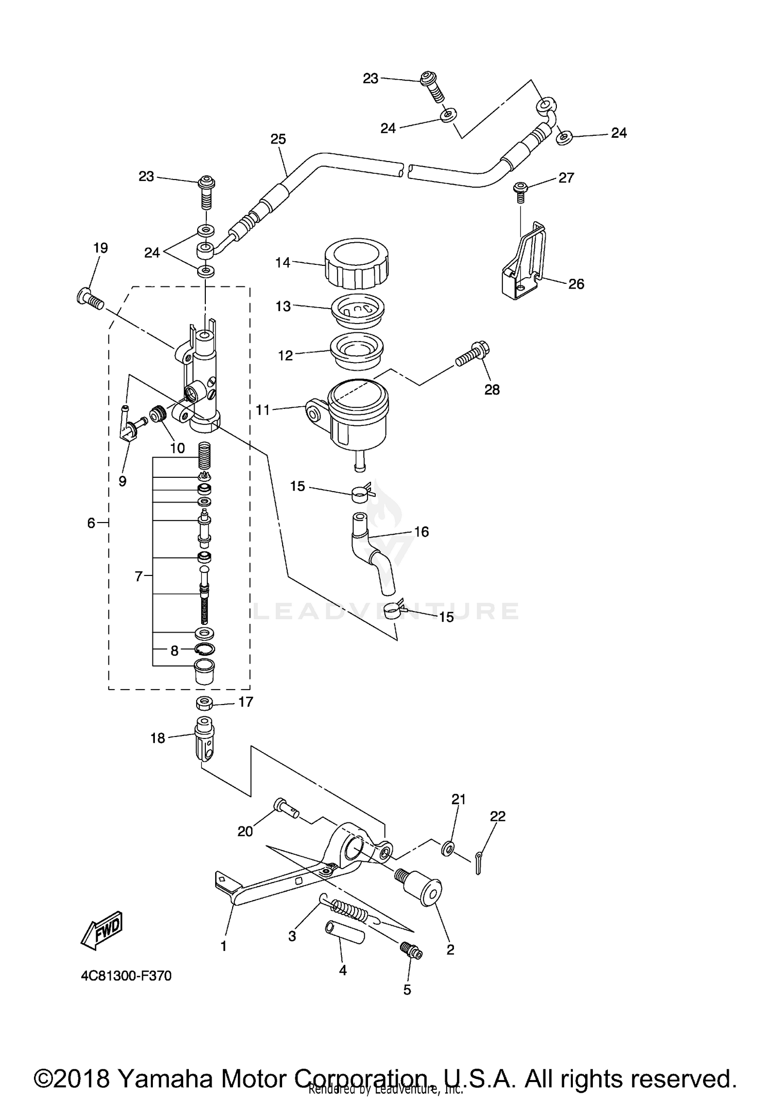 REAR MASTER CYLINDER
