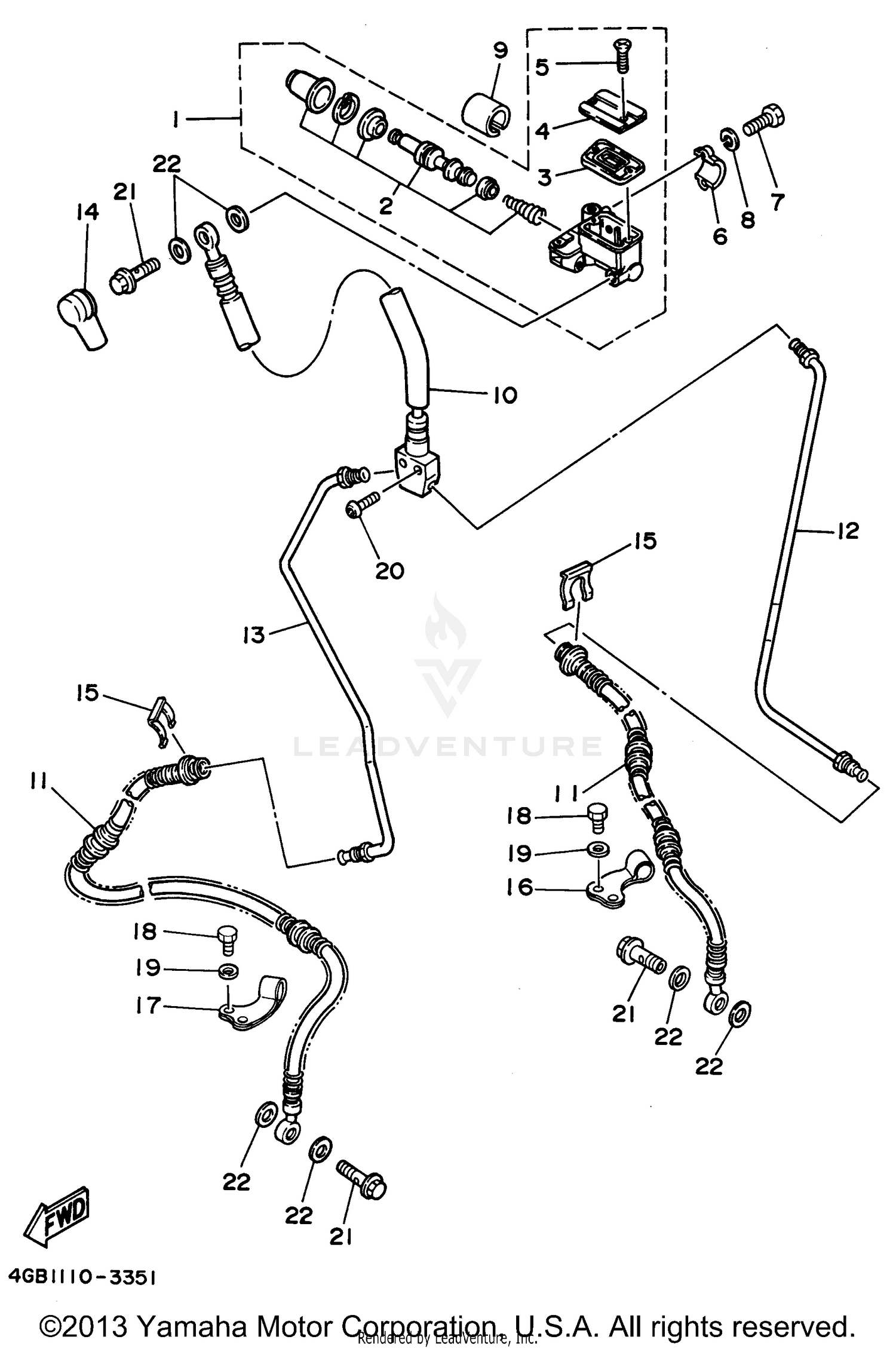 FRONT MASTER CYLINDER
