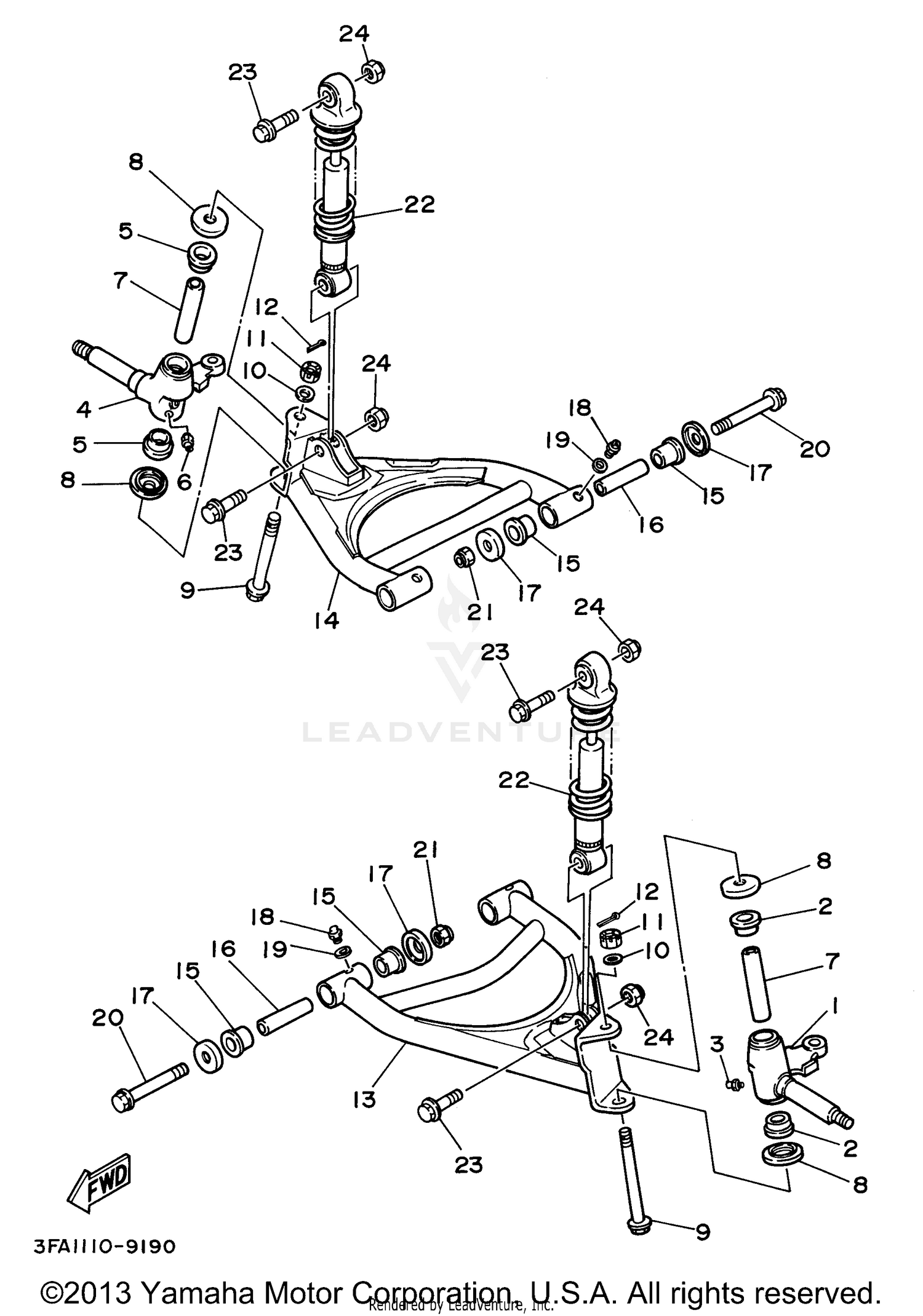 FRONT SUSPENSION WHEEL