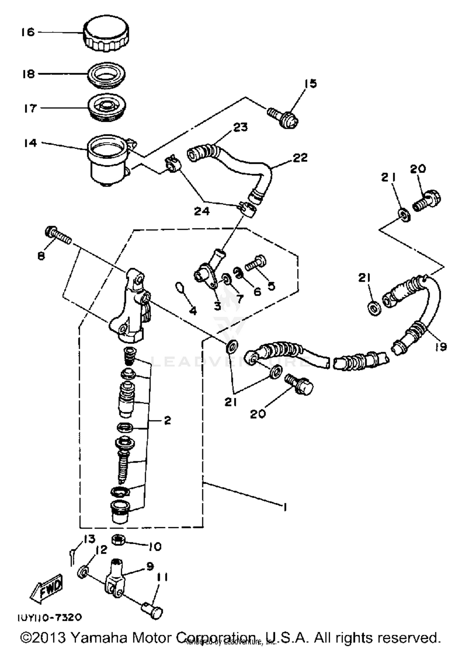REAR MASTER CYLINDER