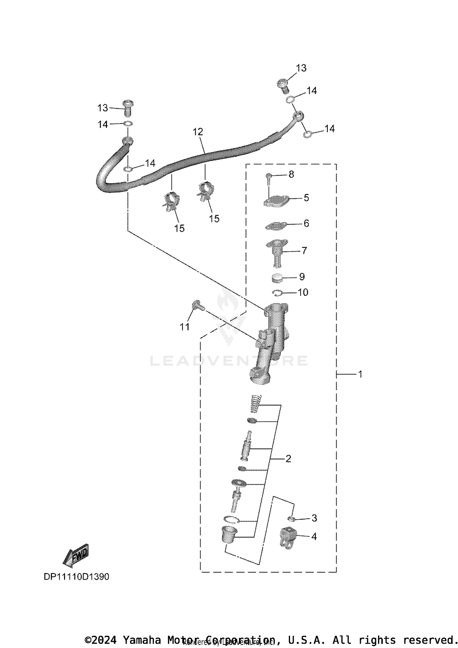 REAR MASTER CYLINDER