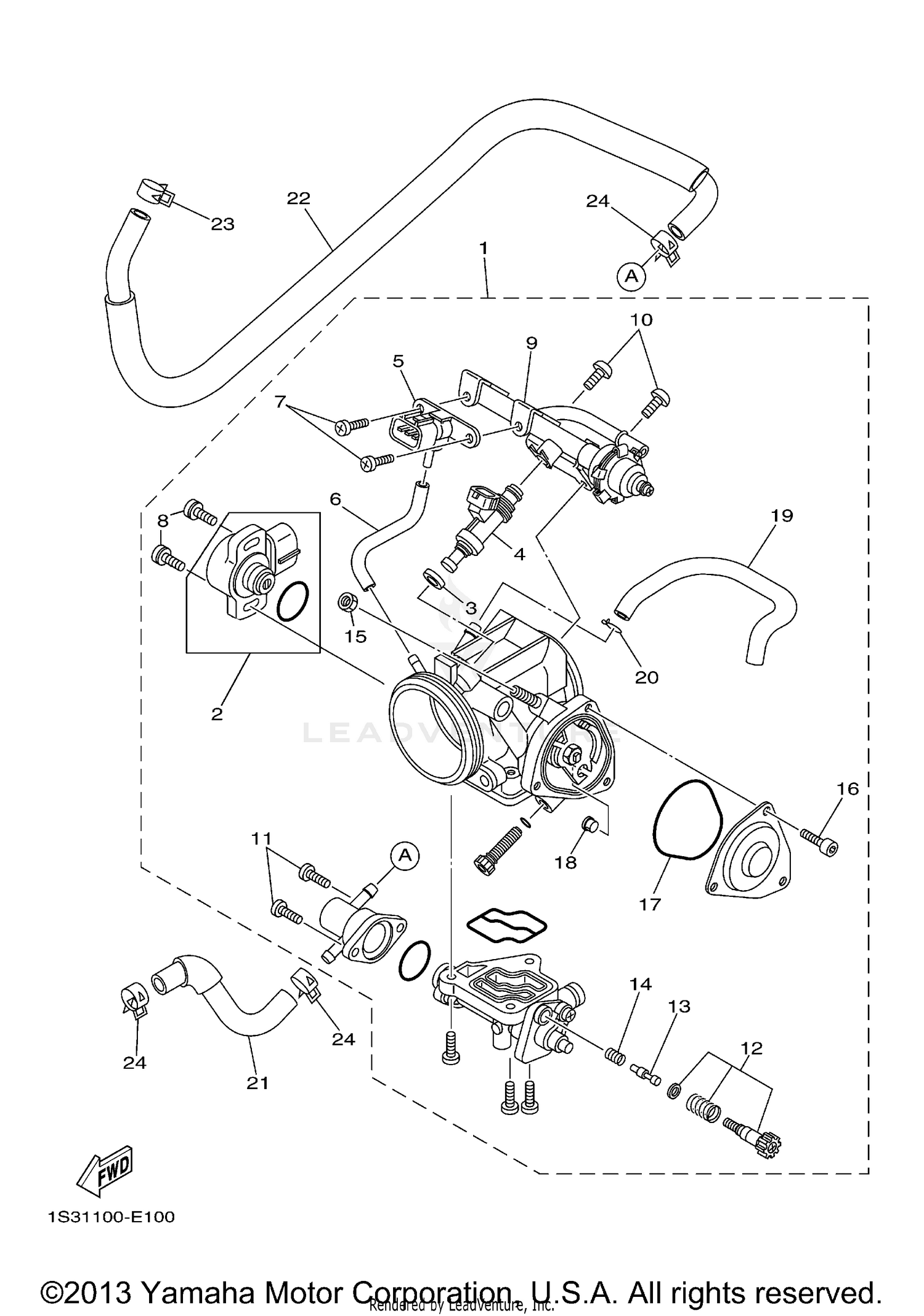 THROTTLE BODY ASSY 1