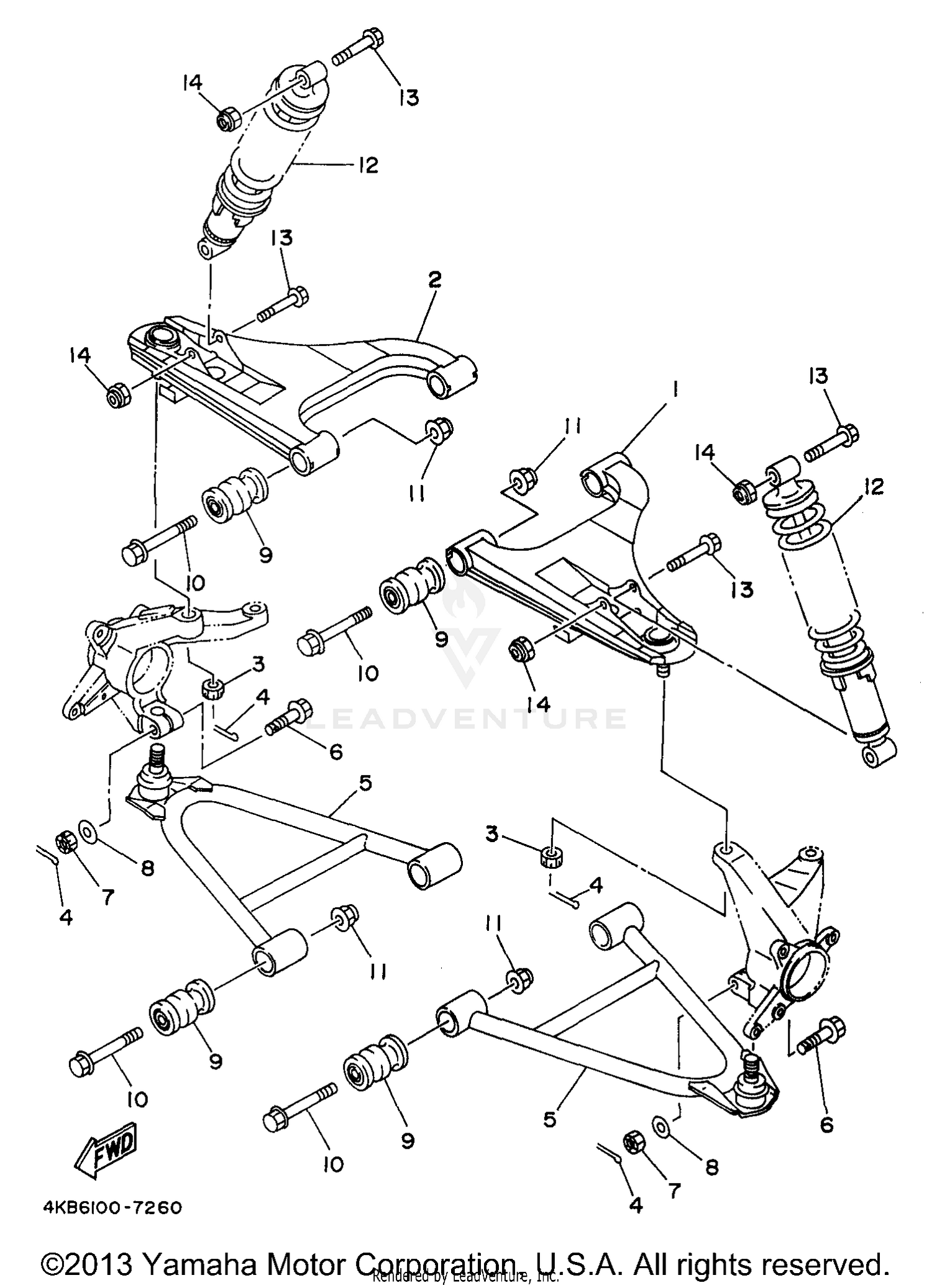 FRONT SUSPENSION WHEEL