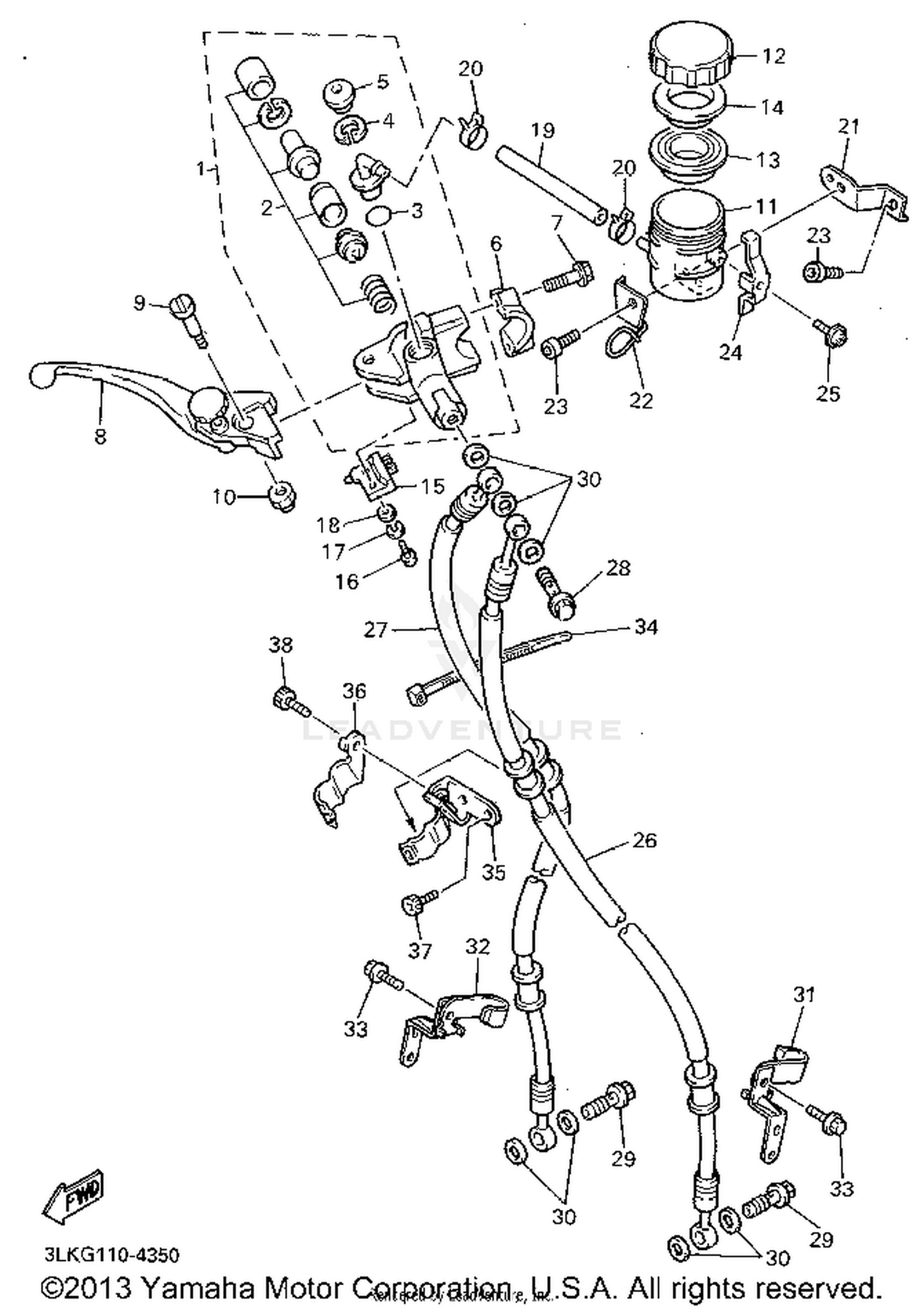 FRONT MASTER CYLINDER 1