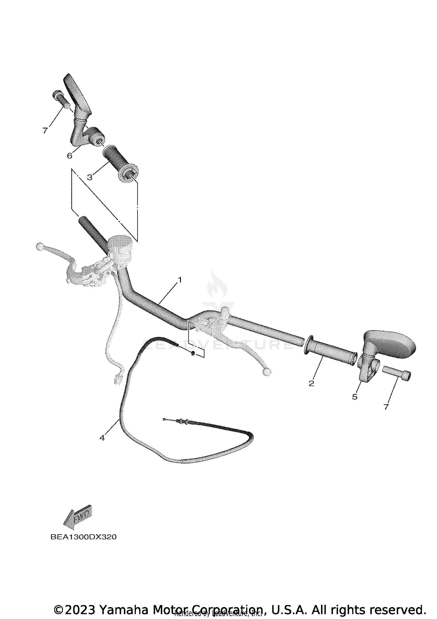 STEERING HANDLE & CABLE